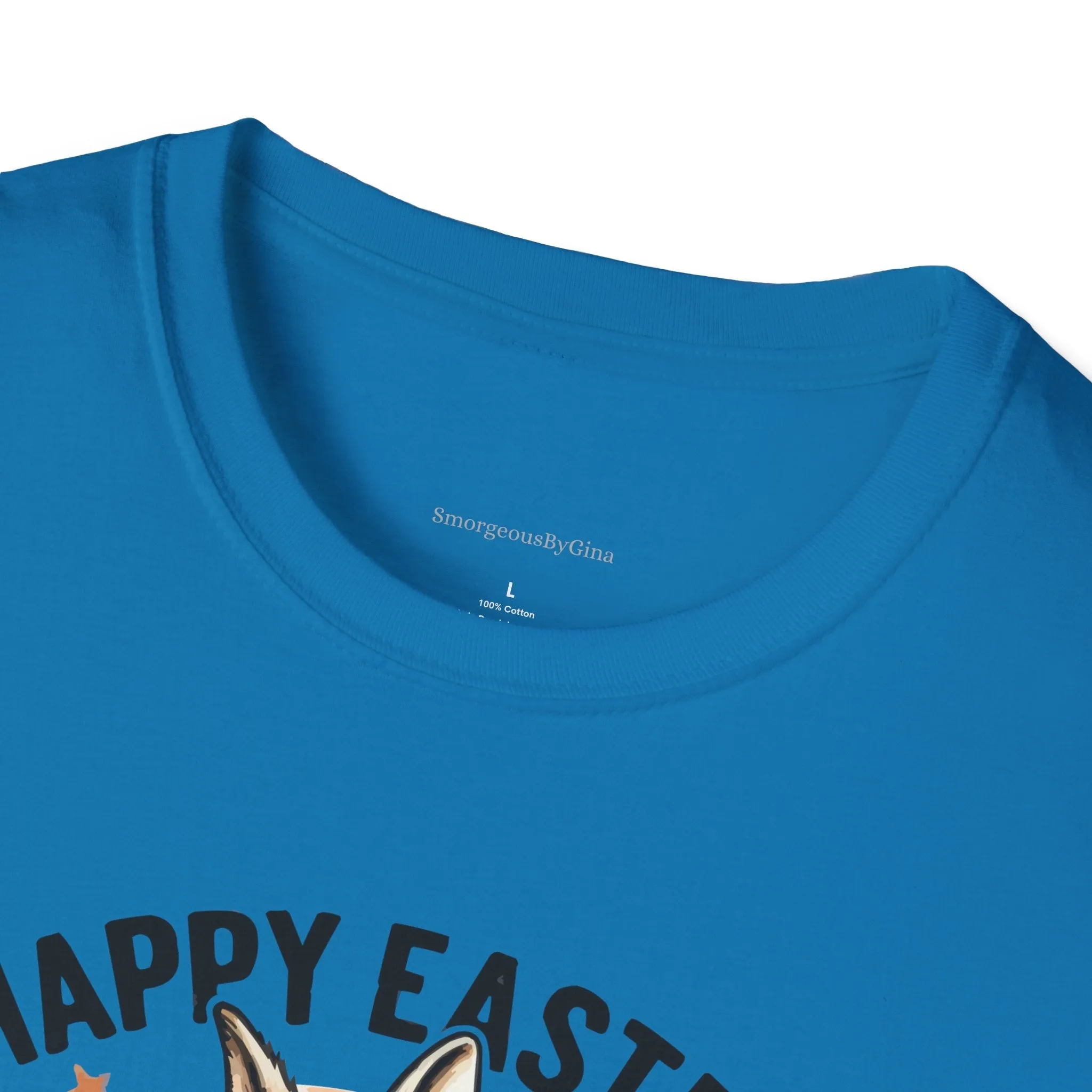 Easter T-shirt, Bunny Cowboy Tee, Easter Cowboy, Softstyle T-Shirt