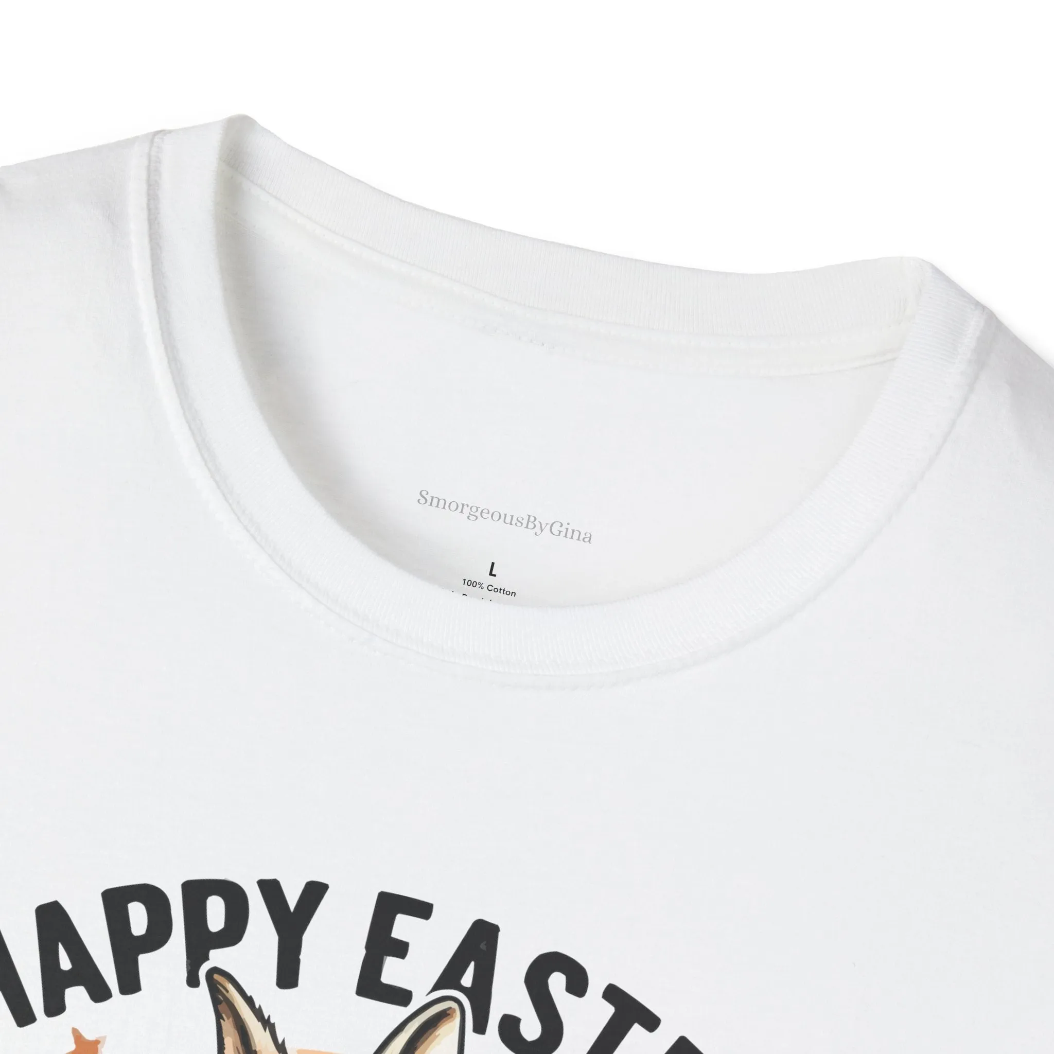 Easter T-shirt, Bunny Cowboy Tee, Easter Cowboy, Softstyle T-Shirt