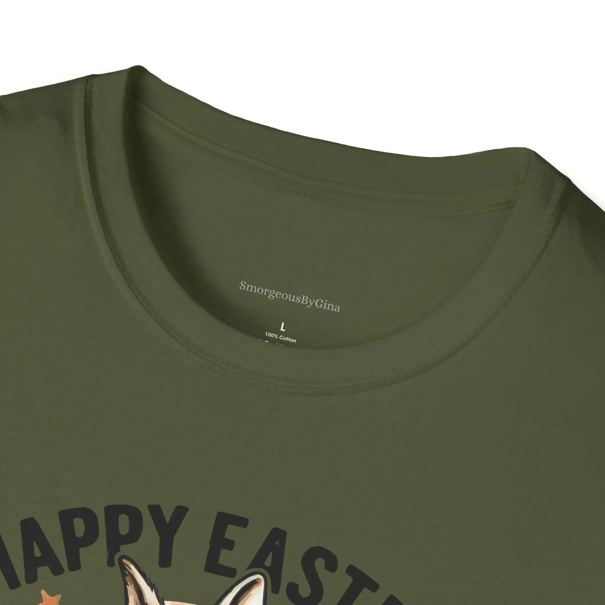 Easter T-shirt, Bunny Cowboy Tee, Easter Cowboy, Softstyle T-Shirt