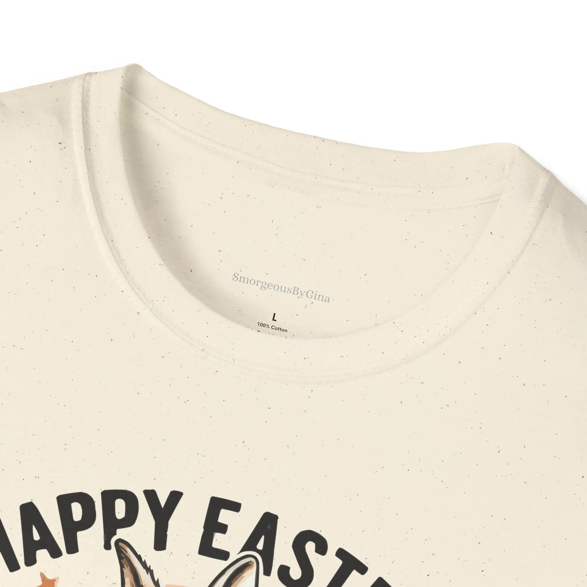 Easter T-shirt, Bunny Cowboy Tee, Easter Cowboy, Softstyle T-Shirt