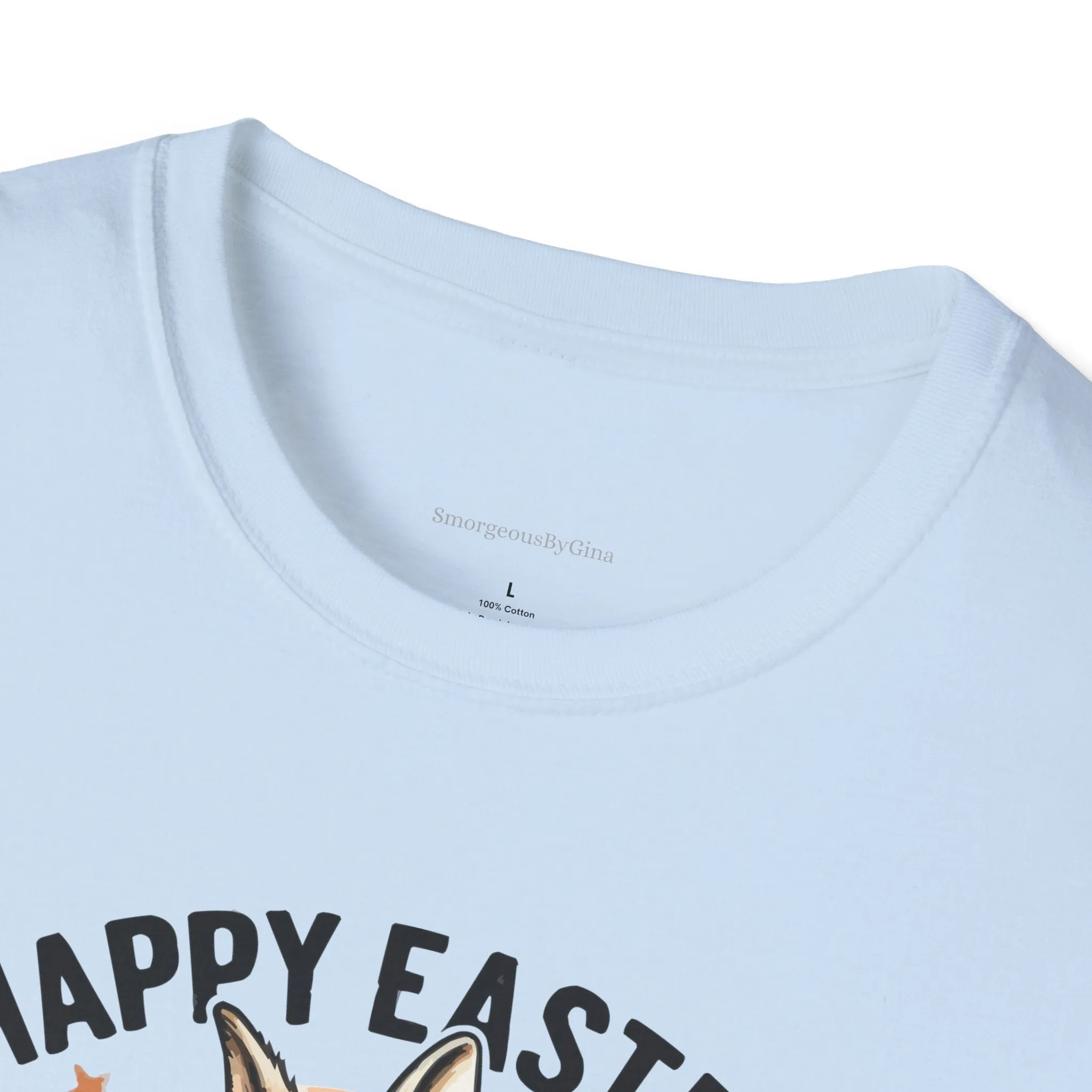 Easter T-shirt, Bunny Cowboy Tee, Easter Cowboy, Softstyle T-Shirt