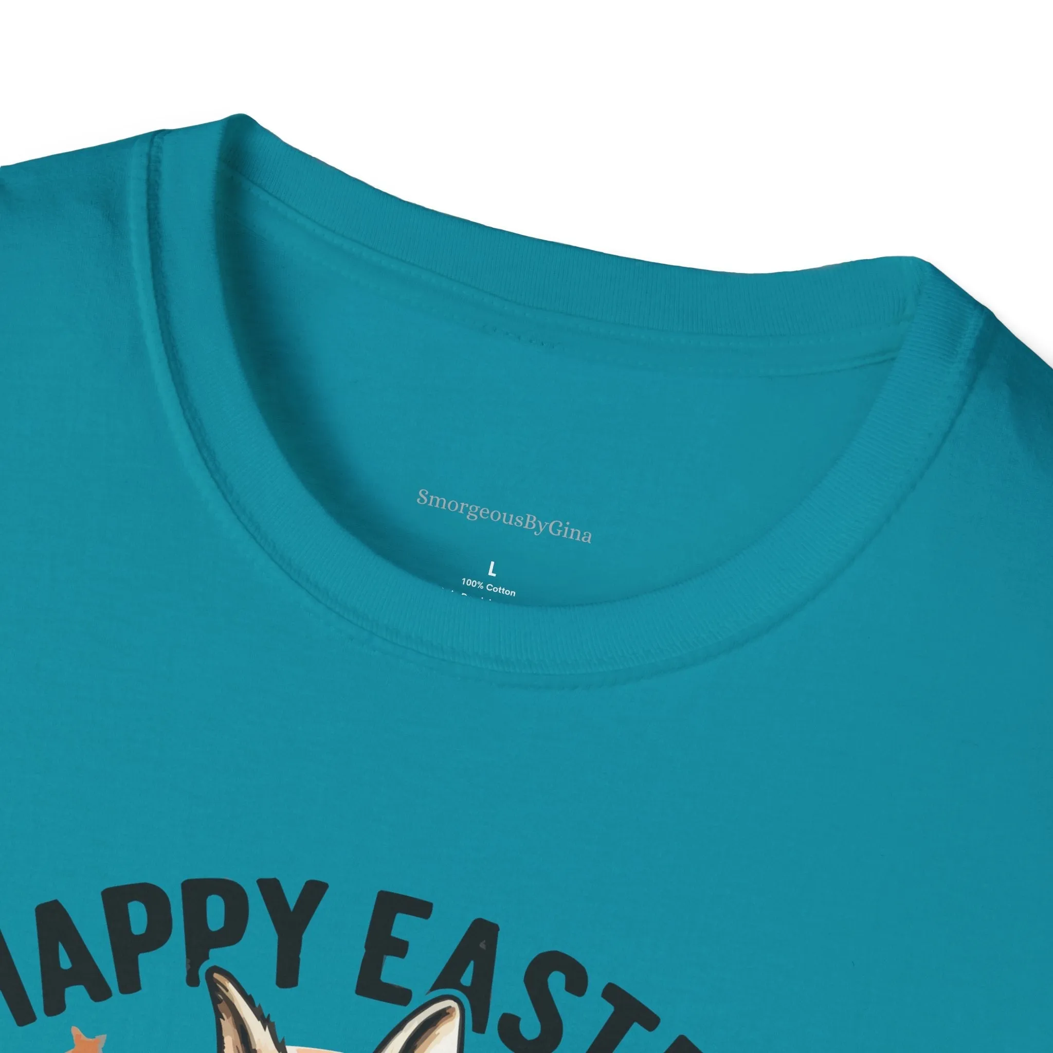 Easter T-shirt, Bunny Cowboy Tee, Easter Cowboy, Softstyle T-Shirt