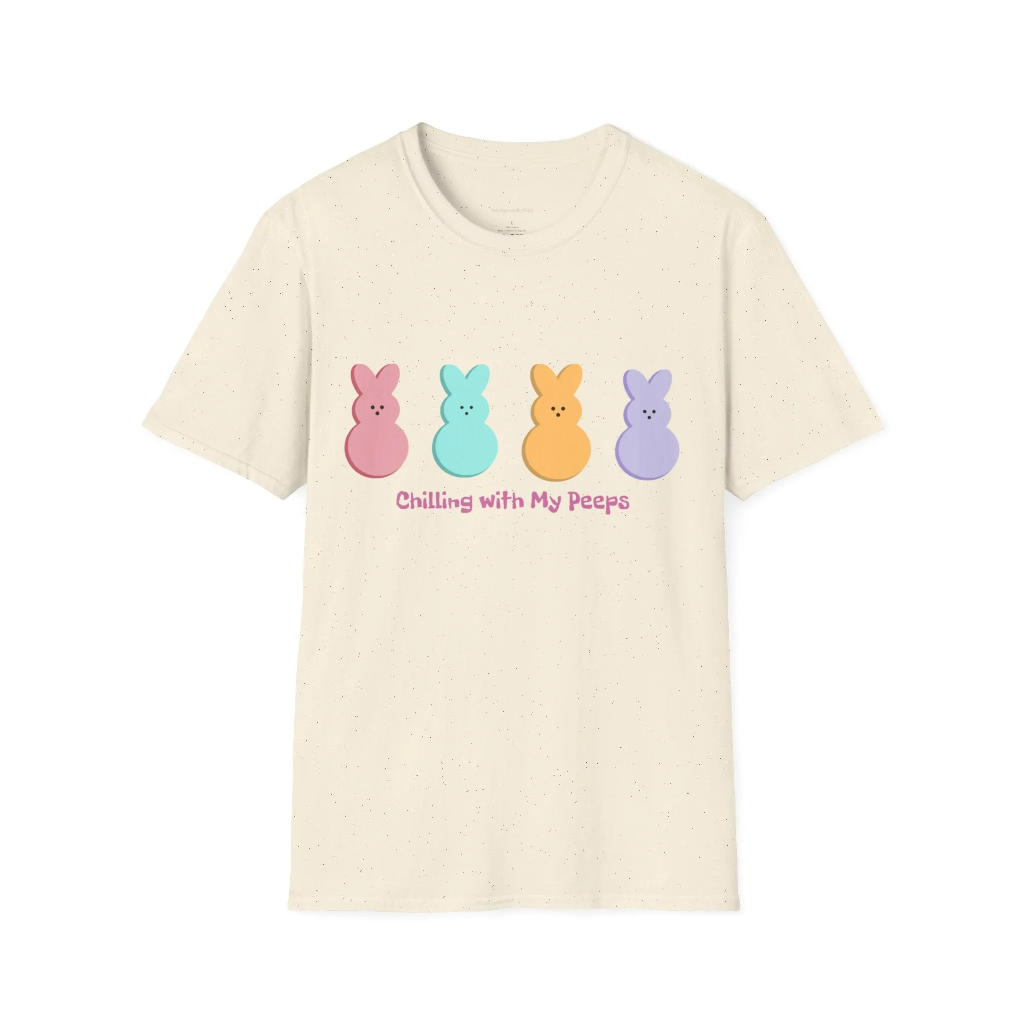 Easter Tee, Chilling with my Peeps, Easter Peep Tee, Easter Peep Shirt, Peeps, Softstyle T-Shirt, Easter