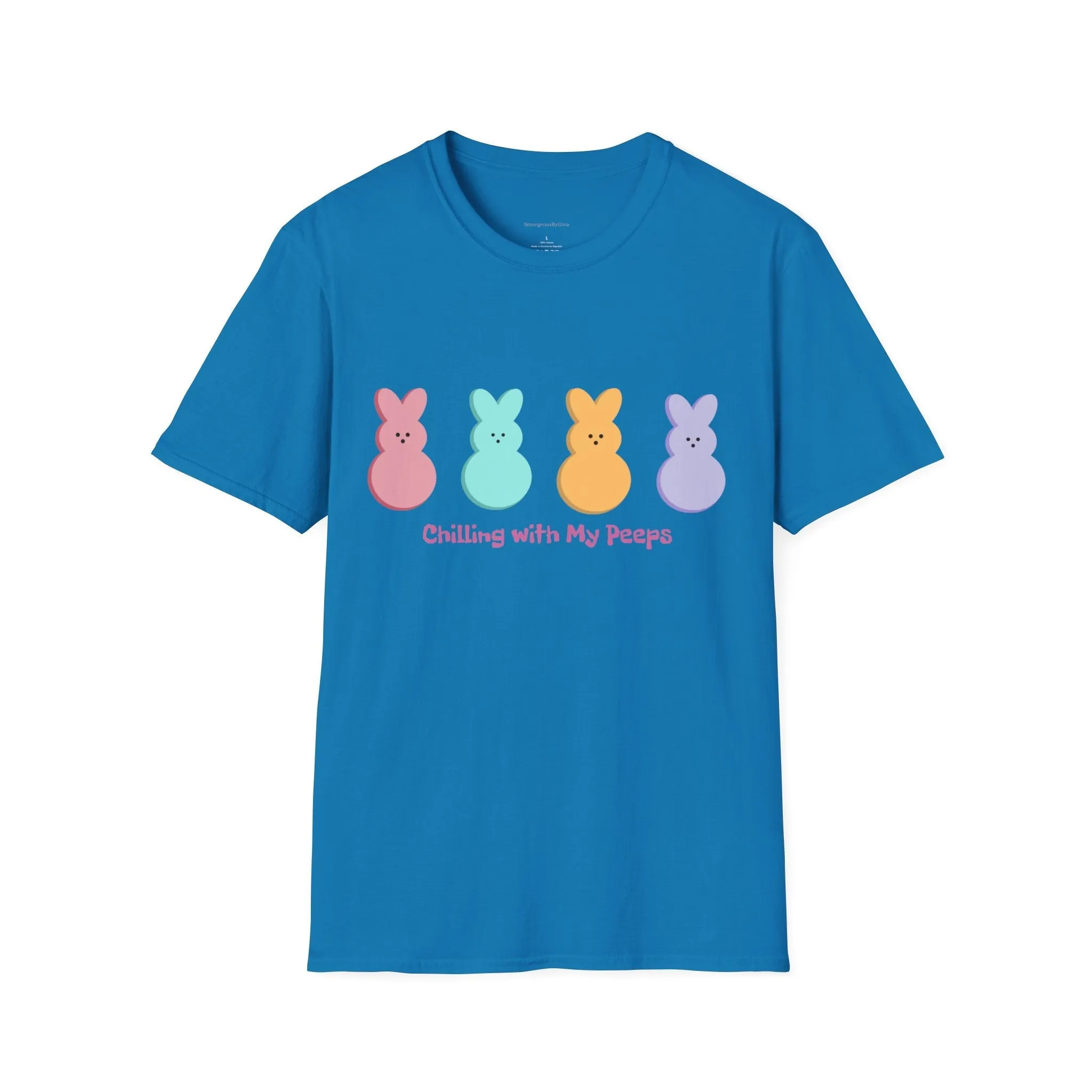 Easter Tee, Chilling with my Peeps, Easter Peep Tee, Easter Peep Shirt, Peeps, Softstyle T-Shirt, Easter