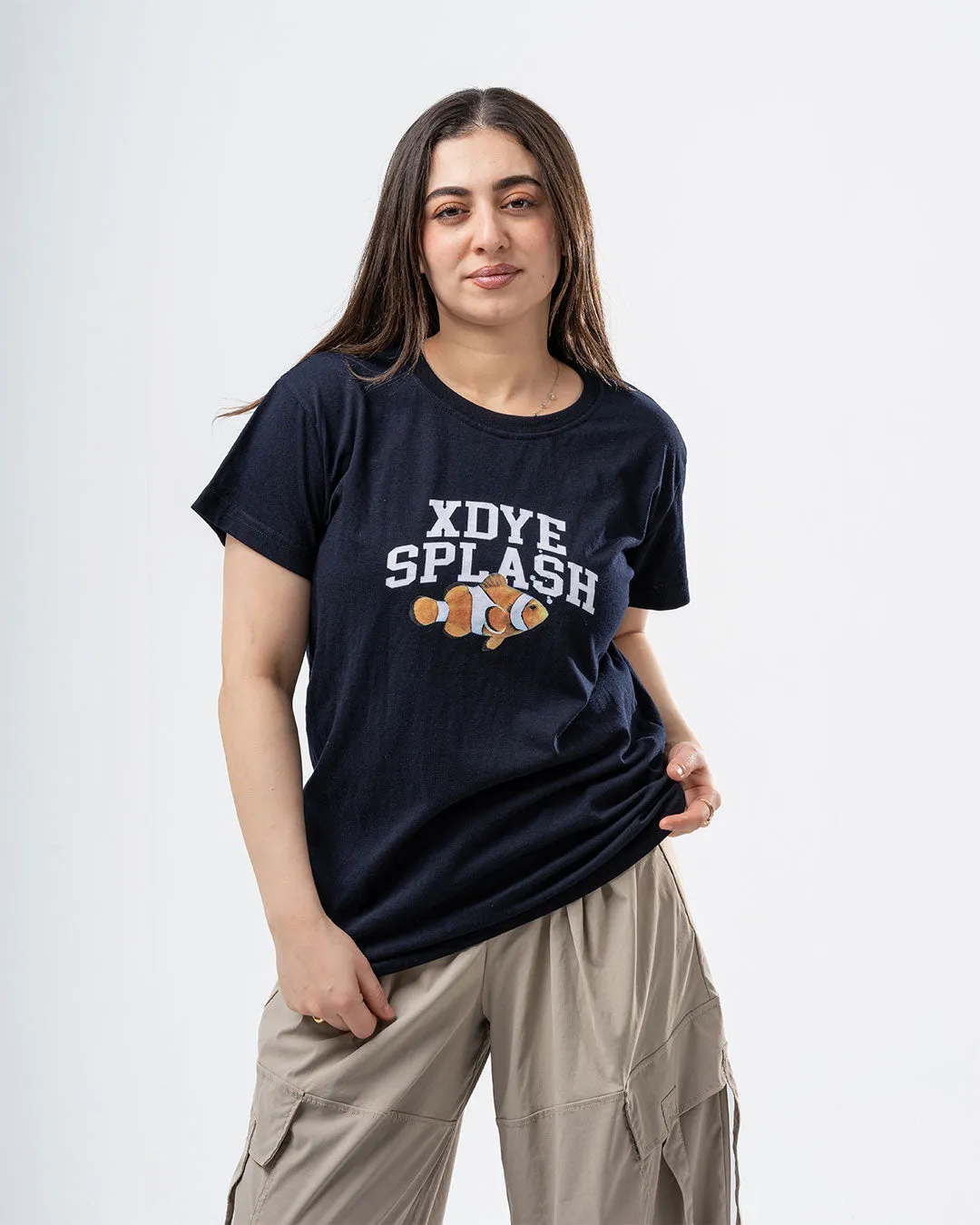 Fish Printed Womens Short Sleeve T-shirt