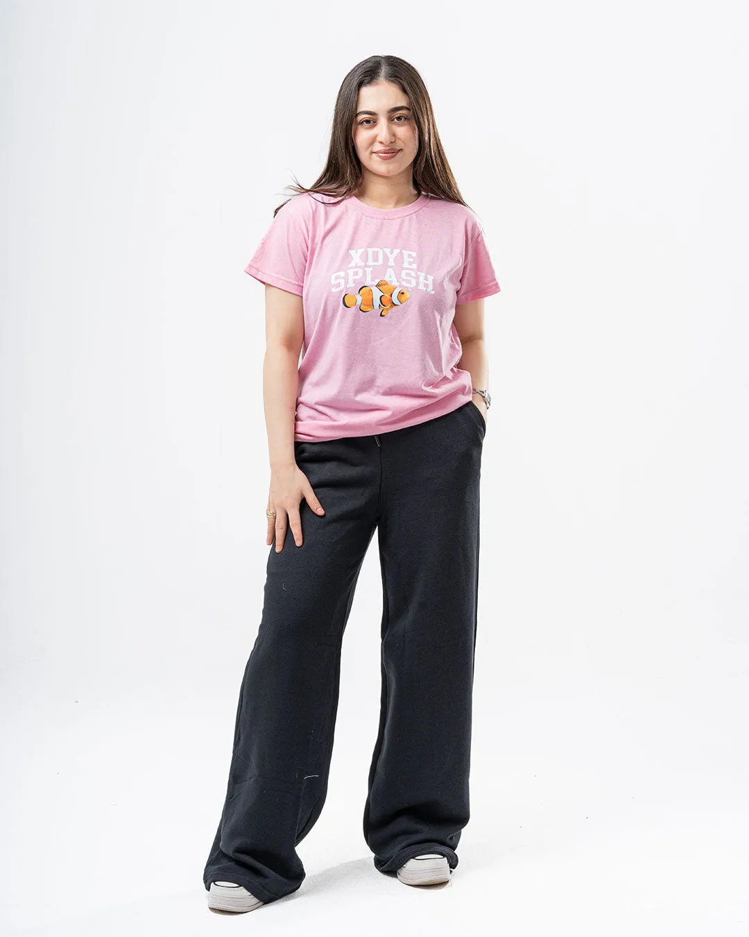 Fish Printed Womens Short Sleeve T-shirt