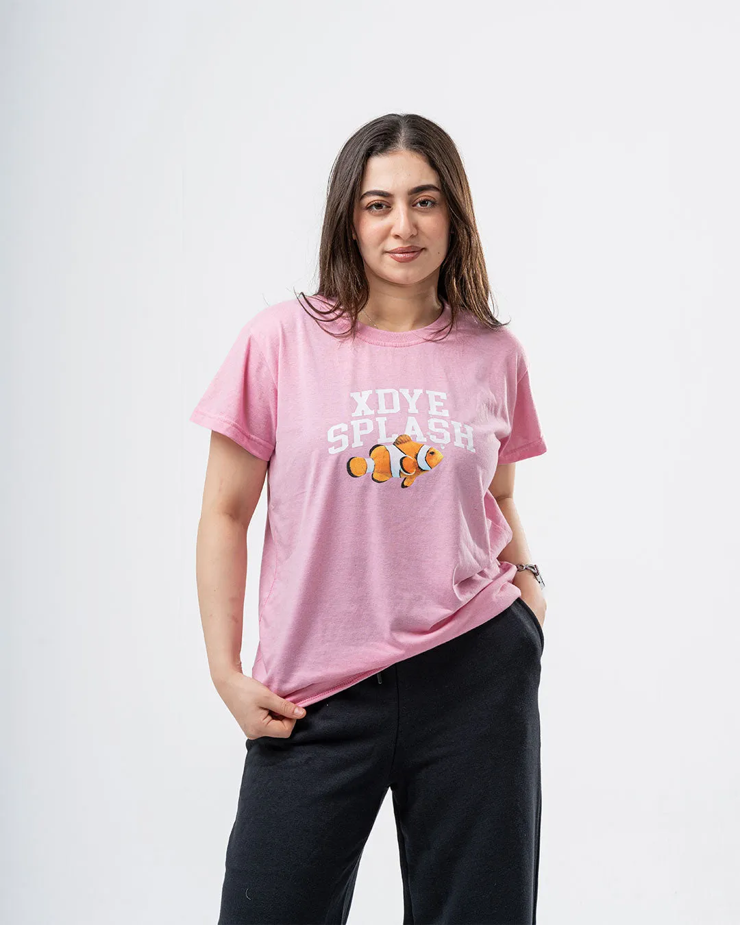 Fish Printed Womens Short Sleeve T-shirt