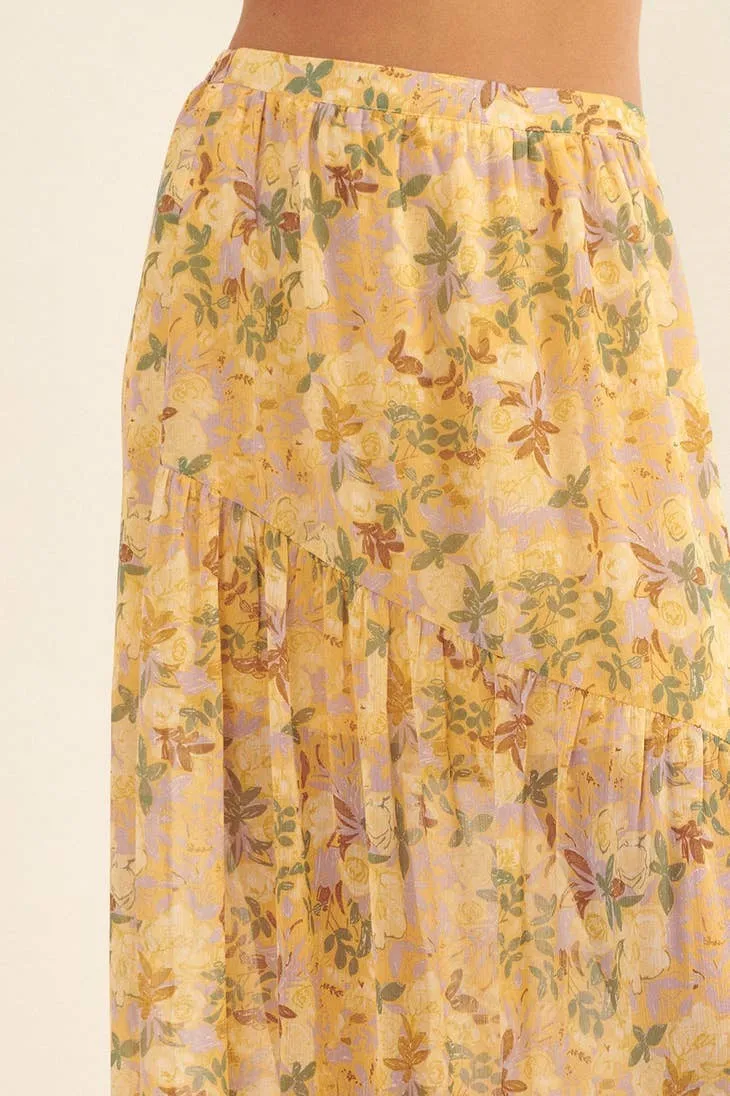 Floral Maxi Skirt