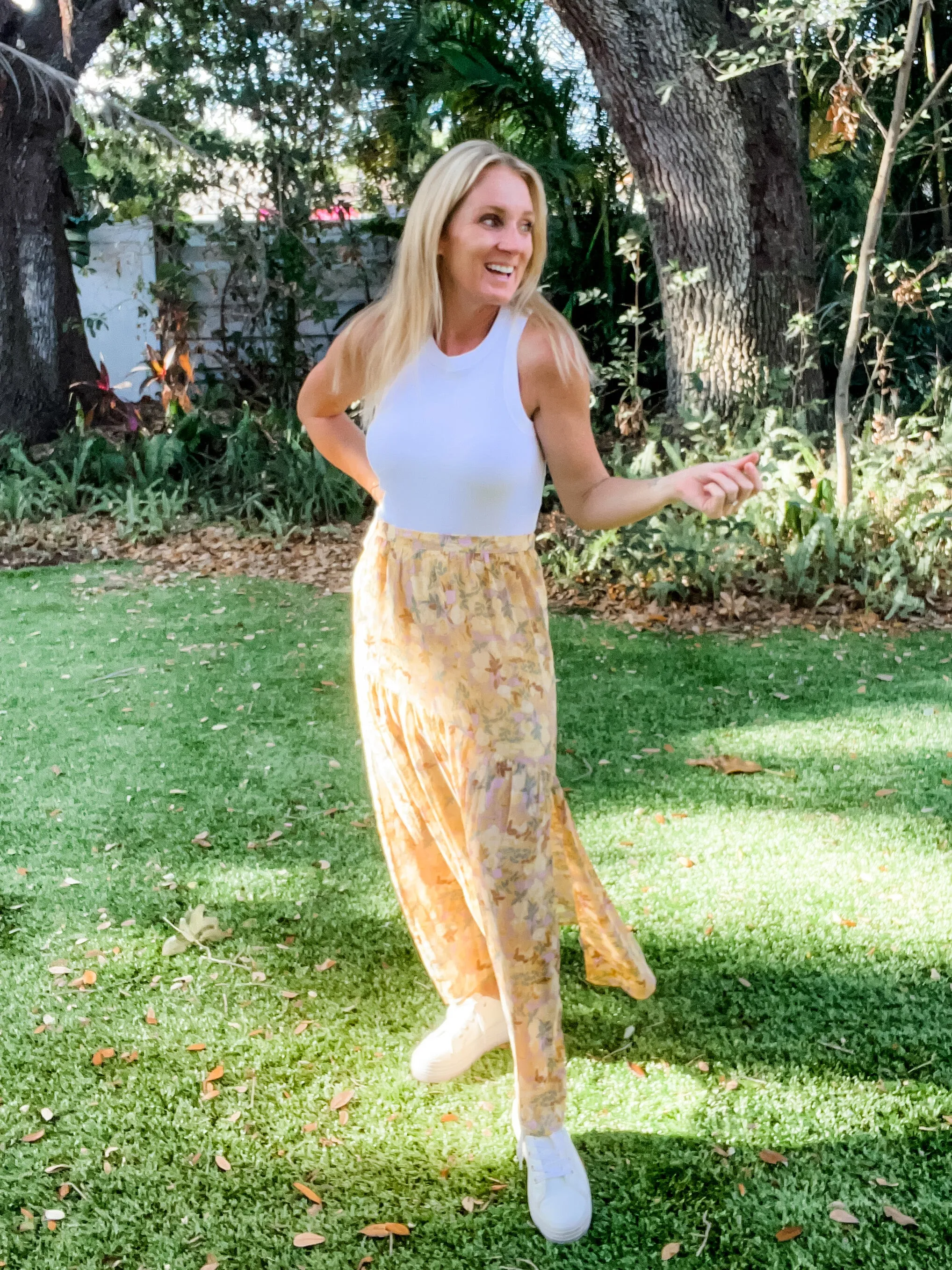 Floral Maxi Skirt
