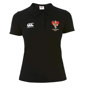 Frogs Canterbury Women's Black Waimak Rugby Polo