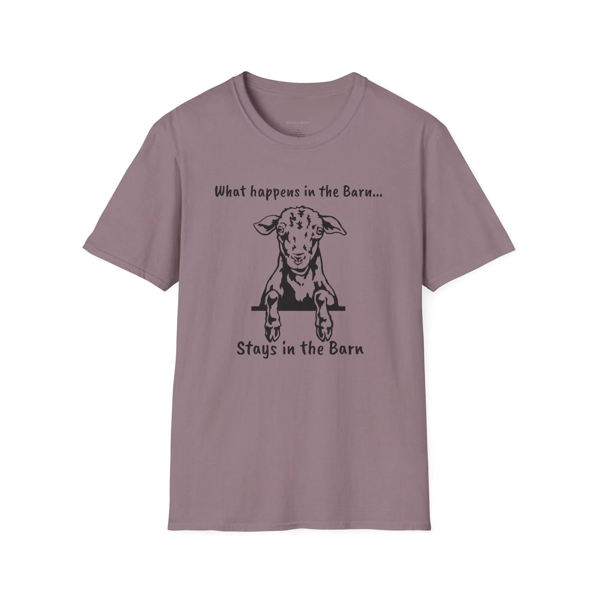 Fun Barn Tee, Goat Love, Farm Tee, Goat Tee, Softstyle T-Shirt