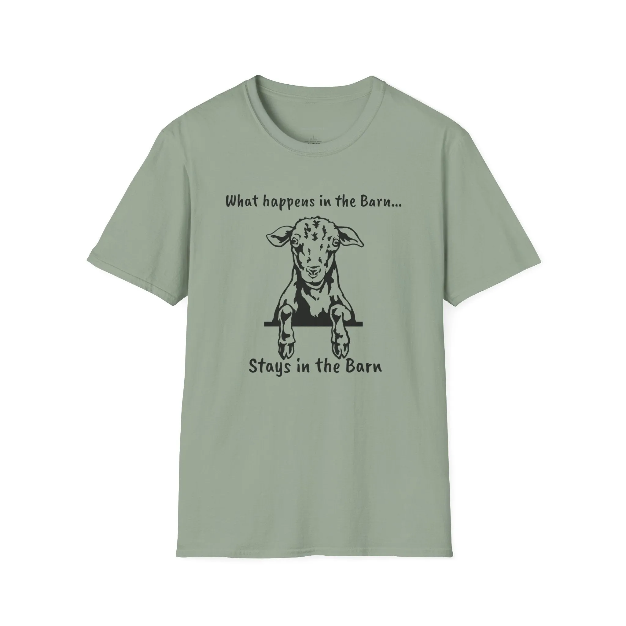 Fun Barn Tee, Goat Love, Farm Tee, Goat Tee, Softstyle T-Shirt