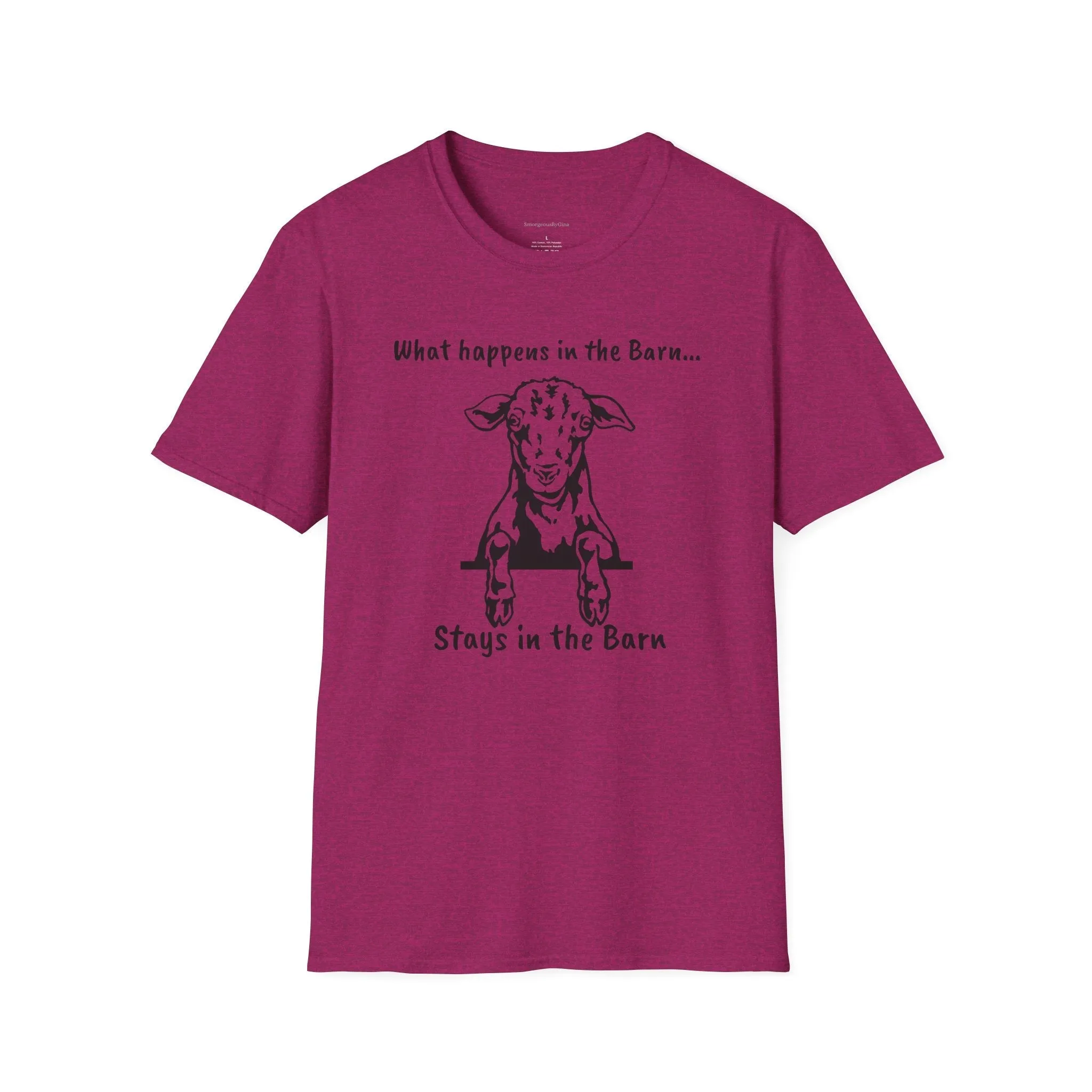 Fun Barn Tee, Goat Love, Farm Tee, Goat Tee, Softstyle T-Shirt