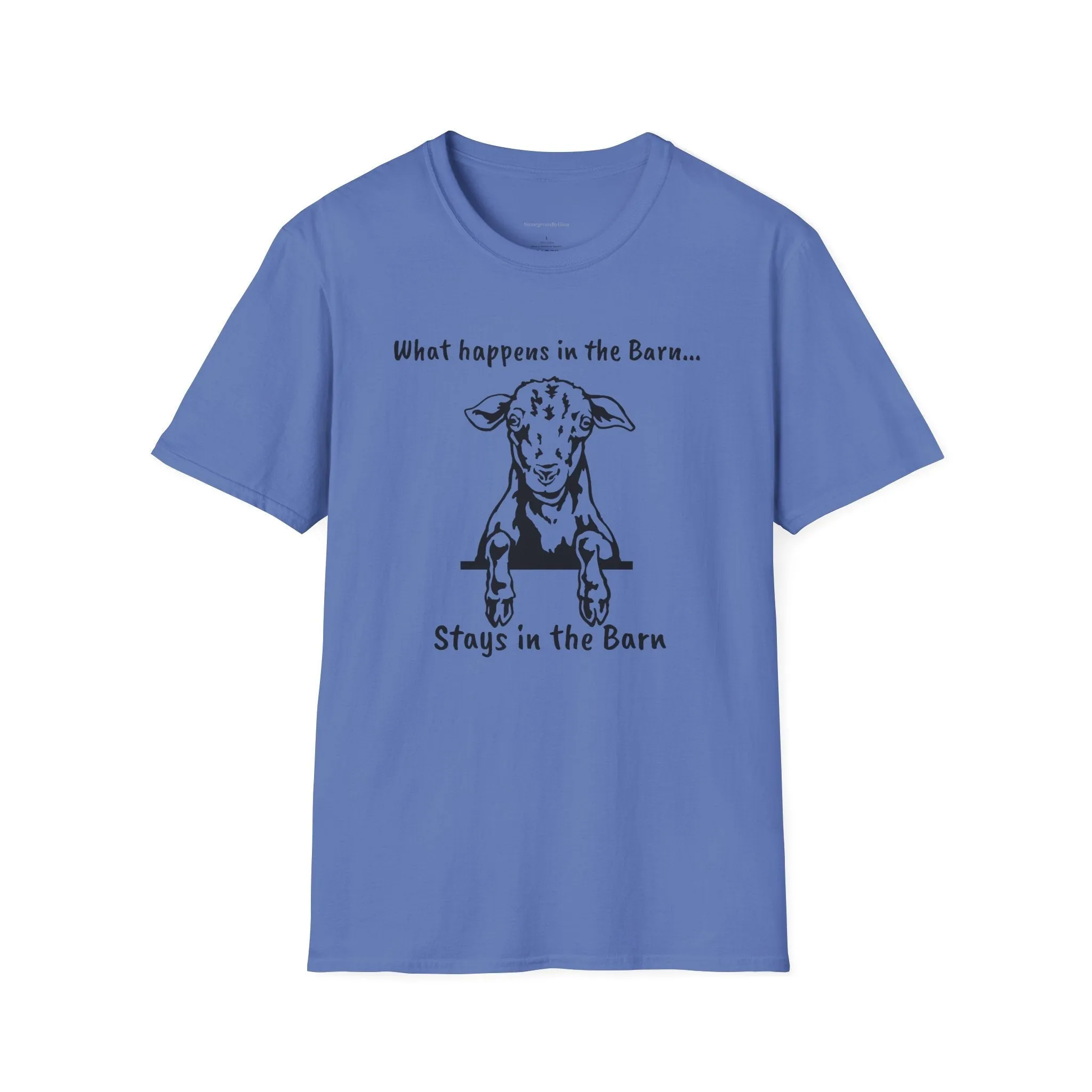 Fun Barn Tee, Goat Love, Farm Tee, Goat Tee, Softstyle T-Shirt