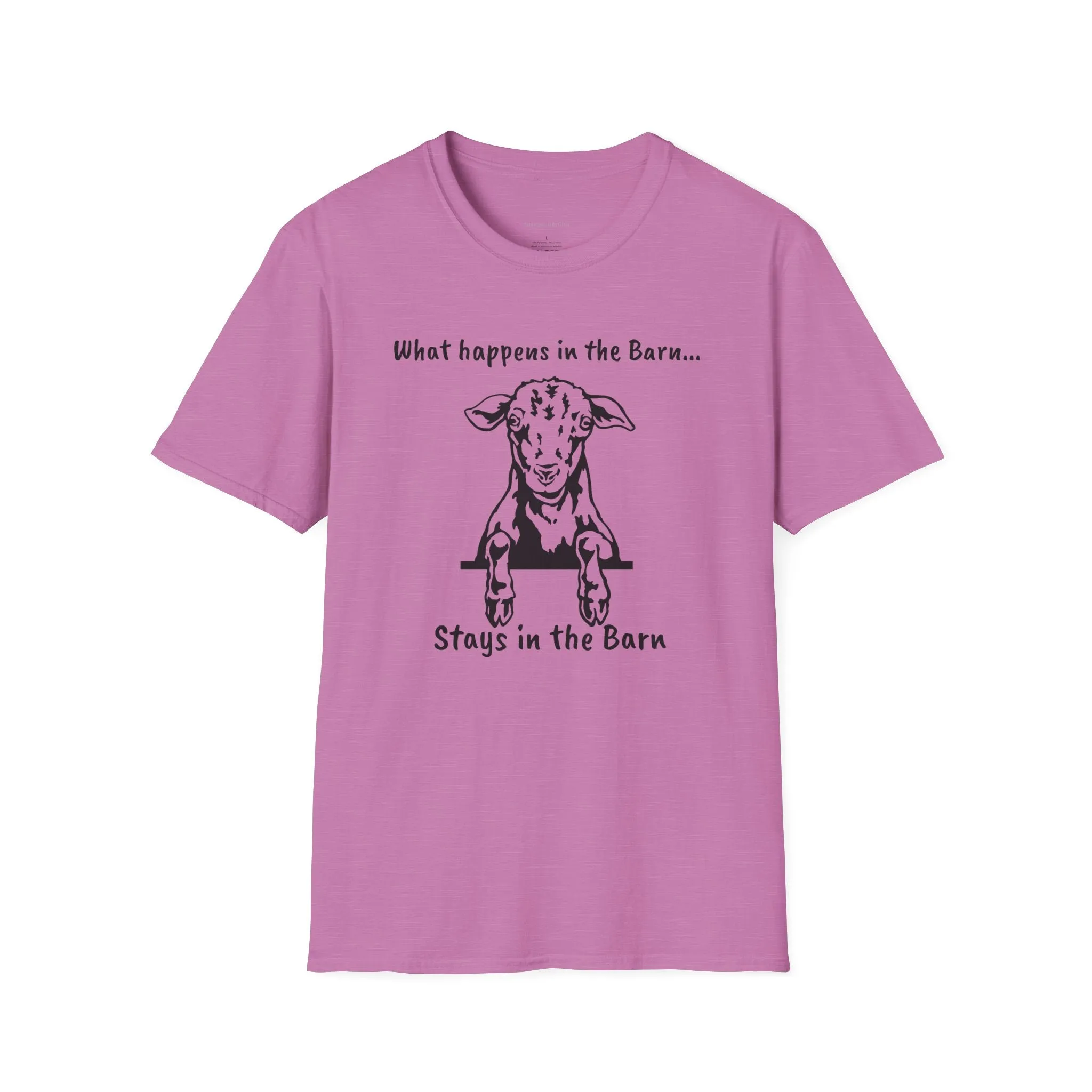 Fun Barn Tee, Goat Love, Farm Tee, Goat Tee, Softstyle T-Shirt