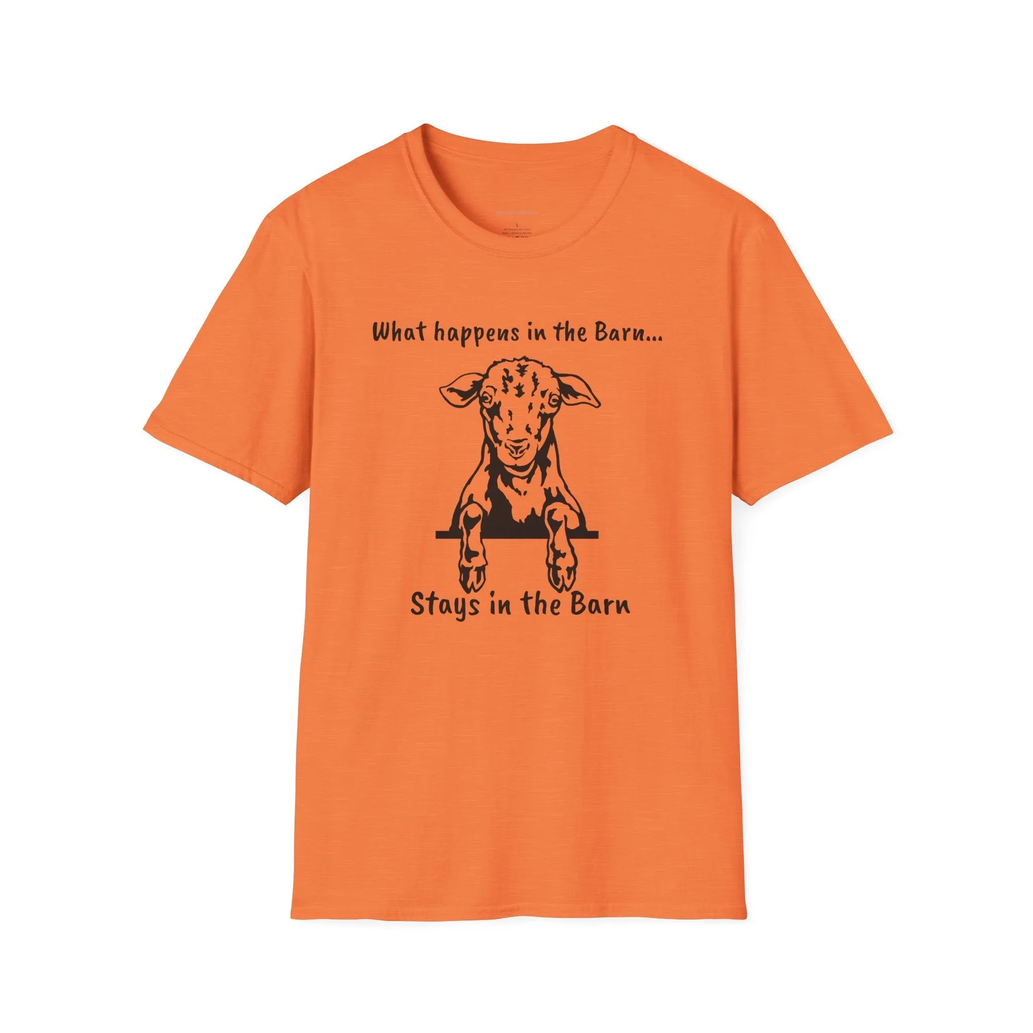 Fun Barn Tee, Goat Love, Farm Tee, Goat Tee, Softstyle T-Shirt