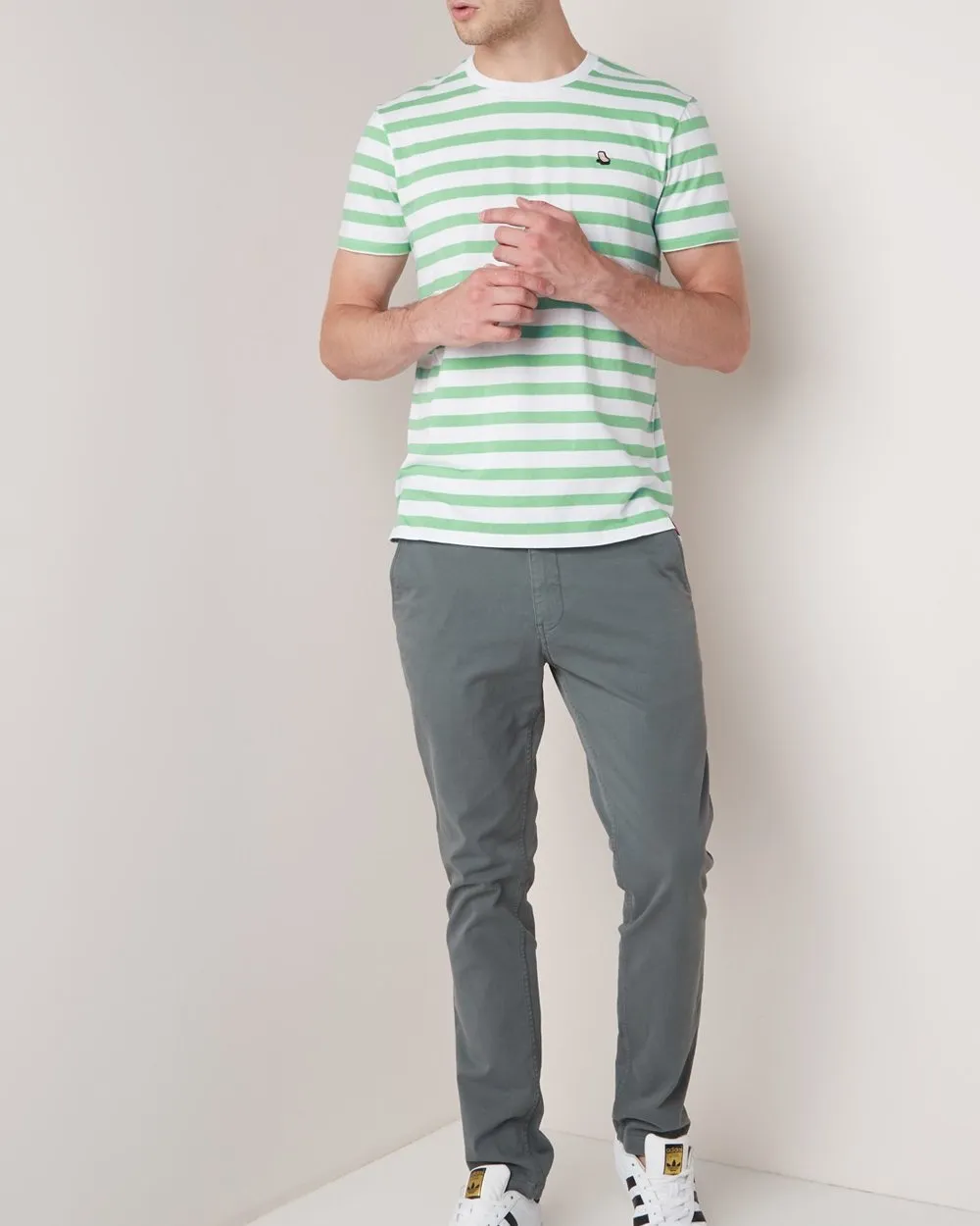 Grifin lace-up cotton-blend