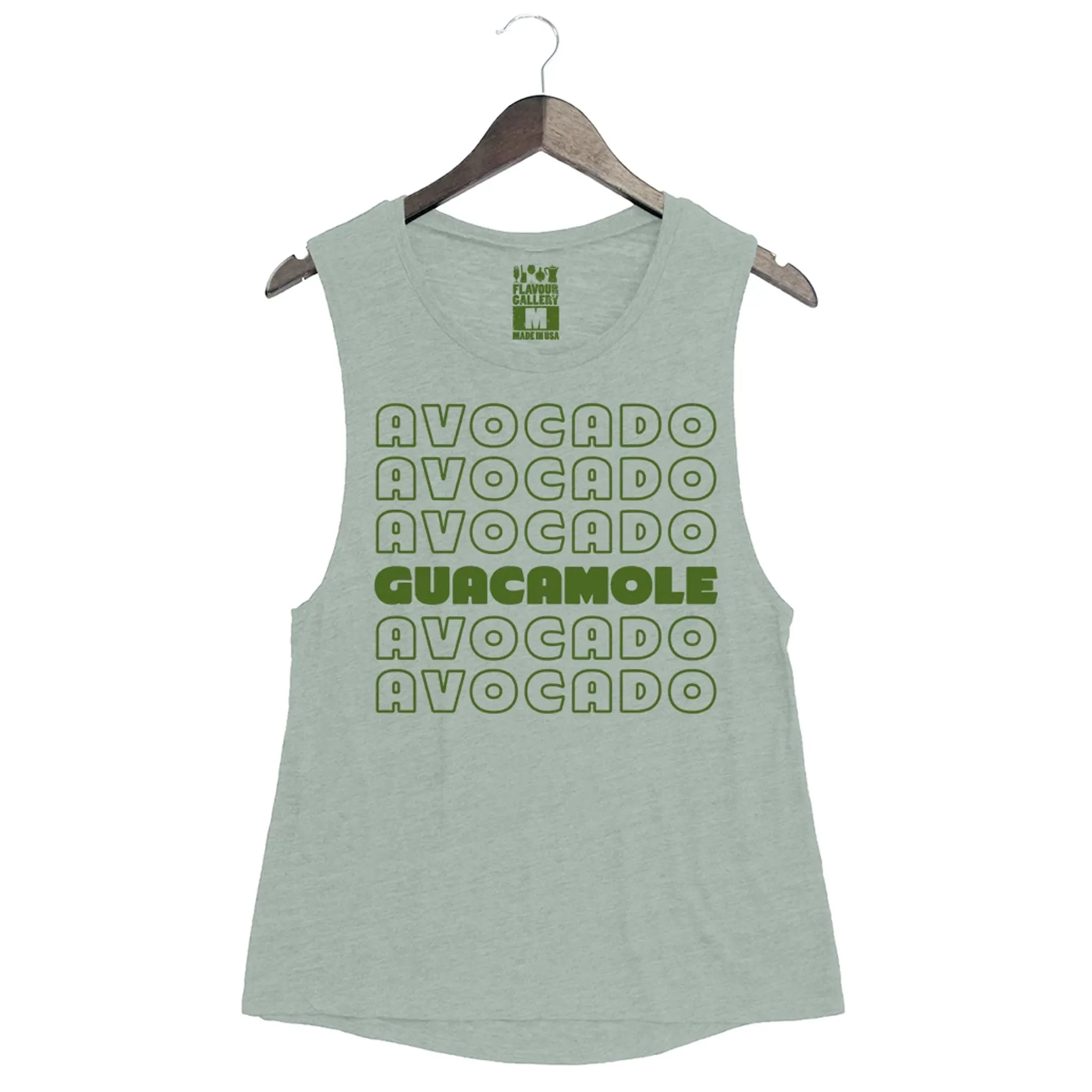 Guacamole - Women's Muscle Tank - Dusty Blue