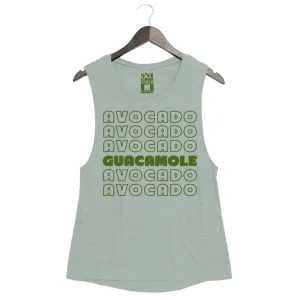Guacamole - Women's Muscle Tank - Dusty Blue