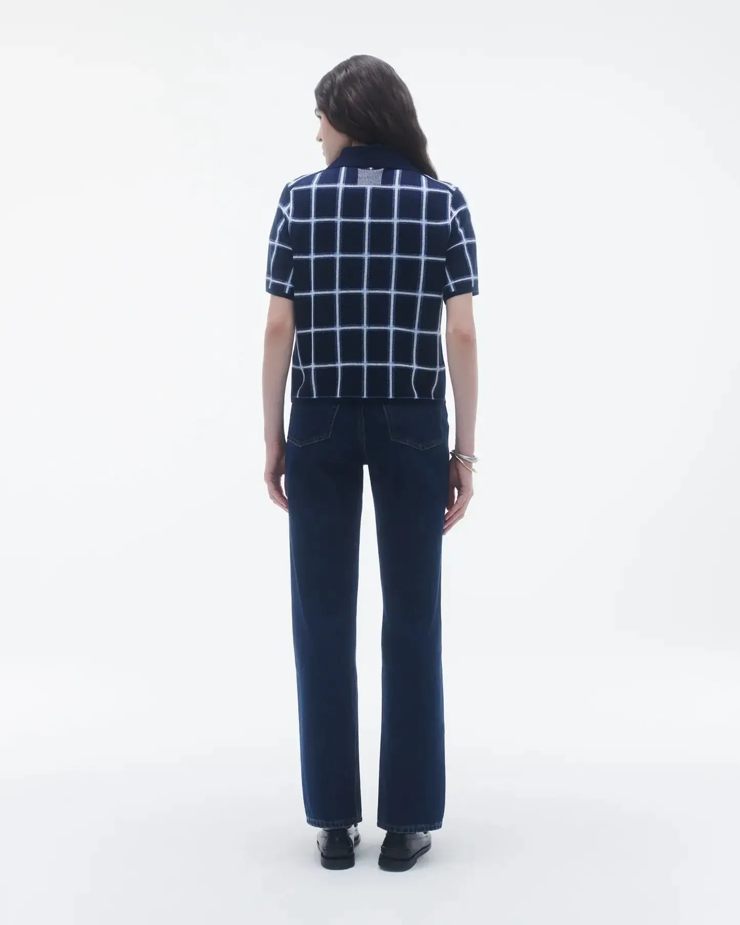 Guest in Residence - Picnic Plaid Shirt in Midnight Combo