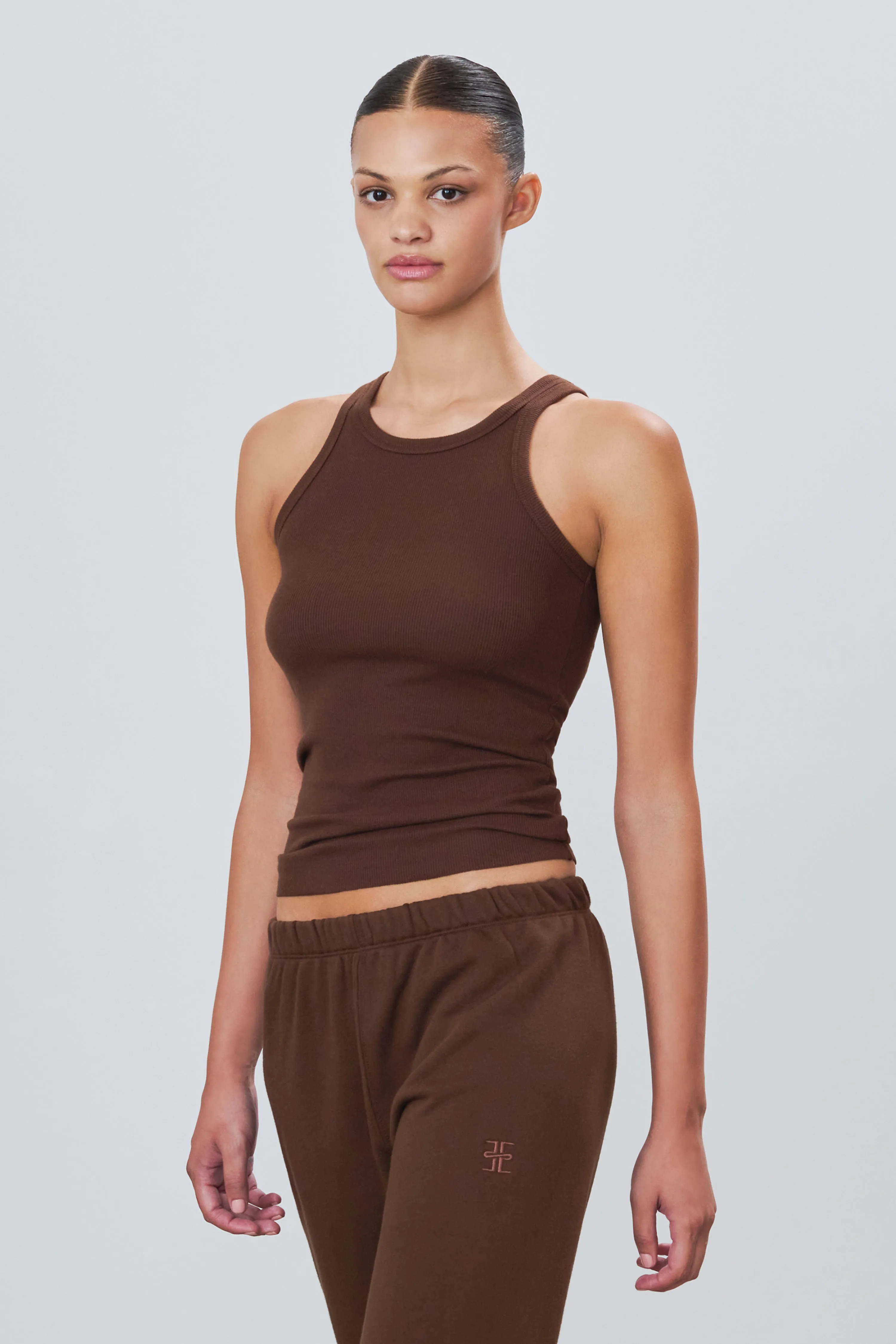 High Neck Fitted Tank