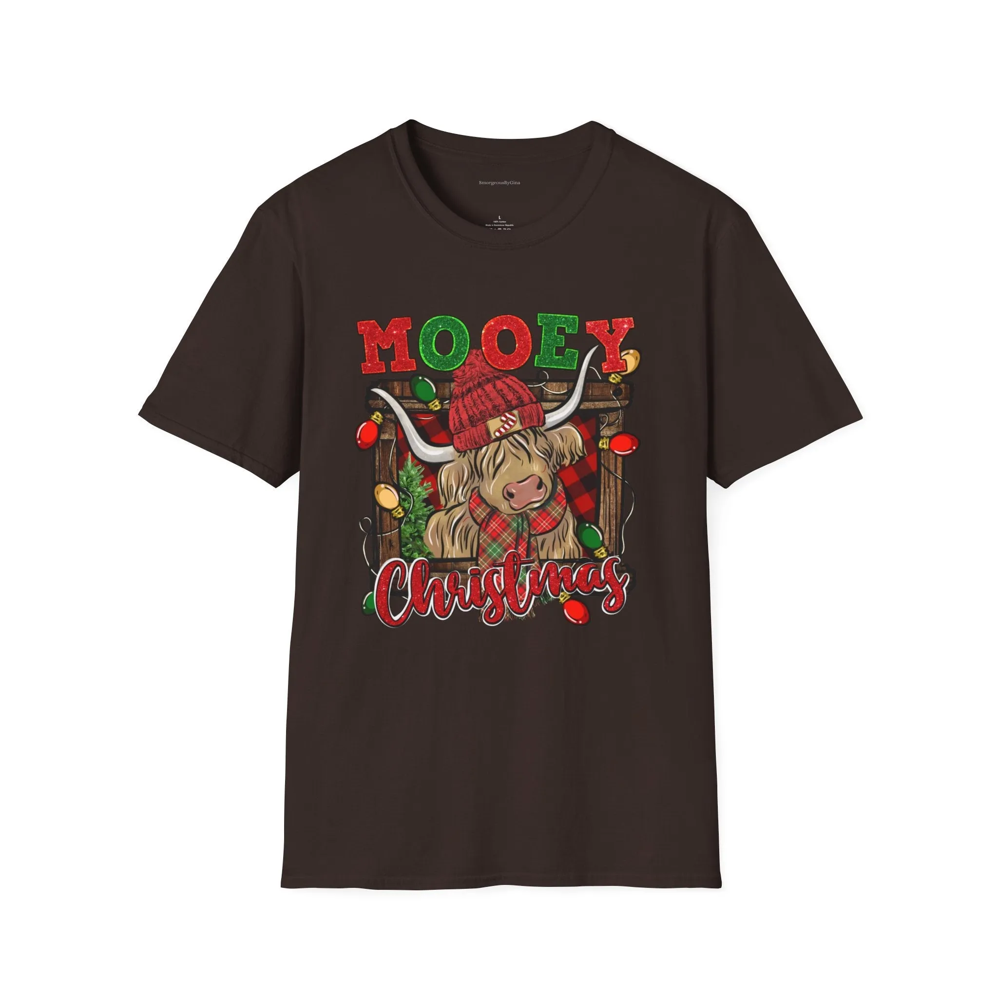 Highlander Mooey Christmas Softstyle T-Shirt