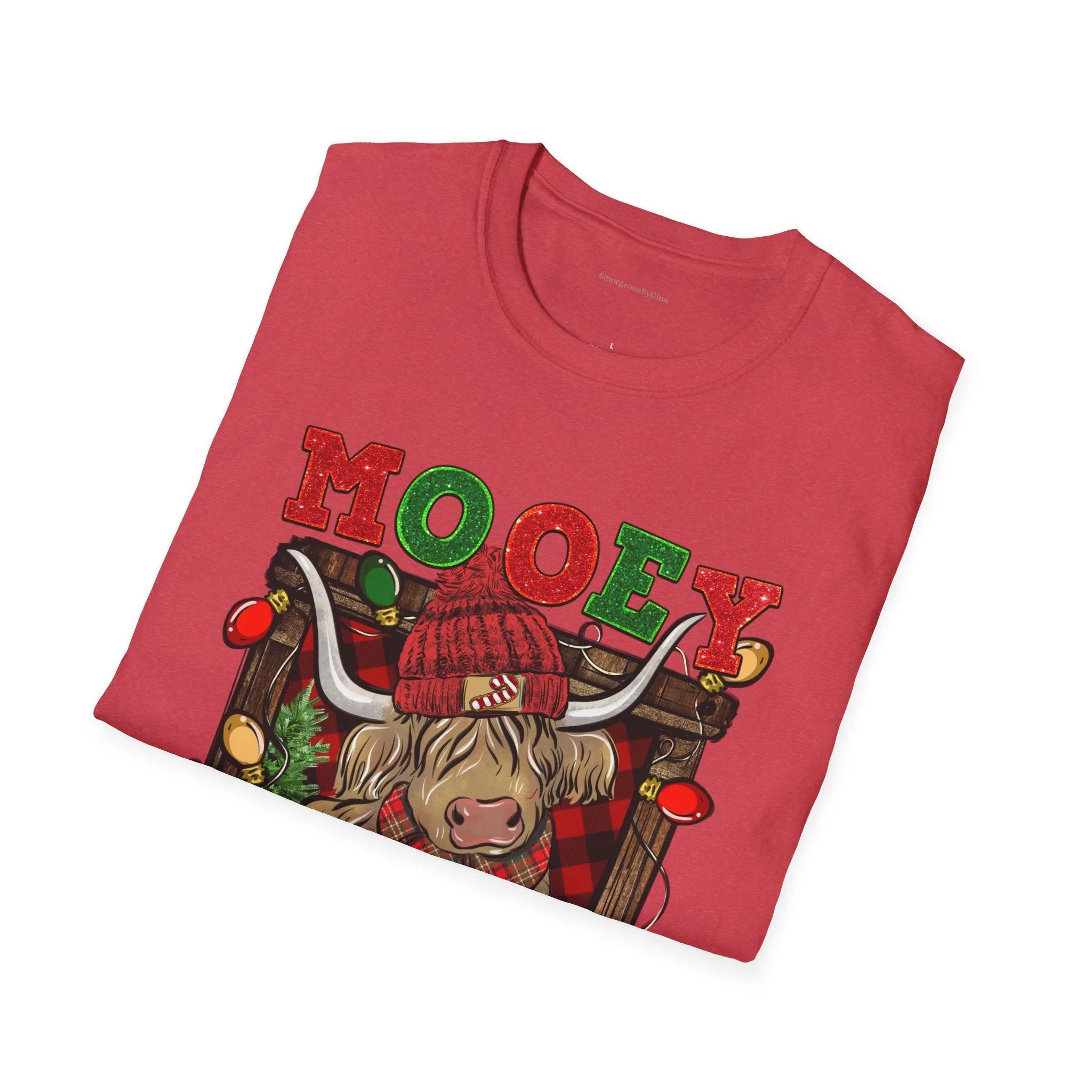 Highlander Mooey Christmas Softstyle T-Shirt
