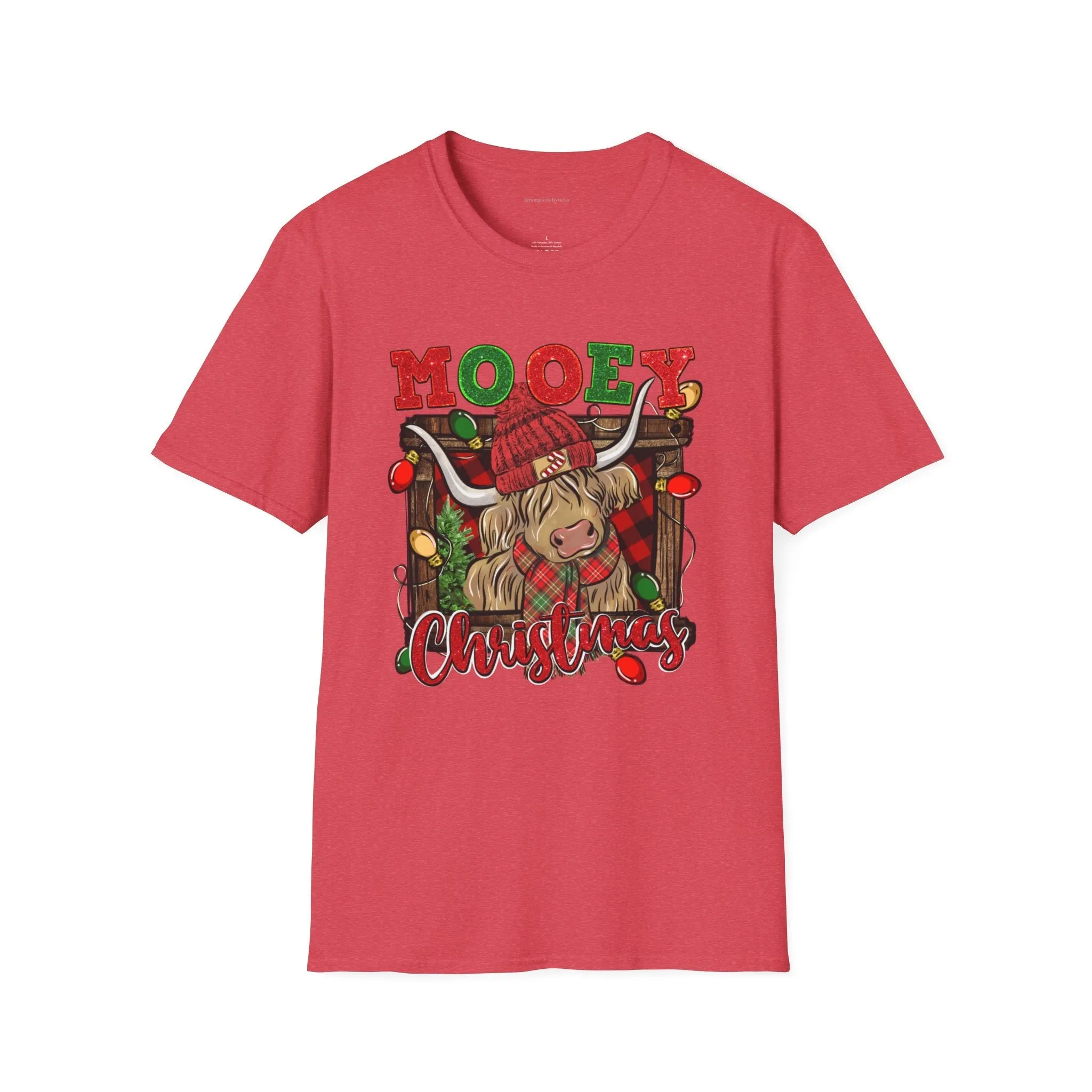 Highlander Mooey Christmas Softstyle T-Shirt