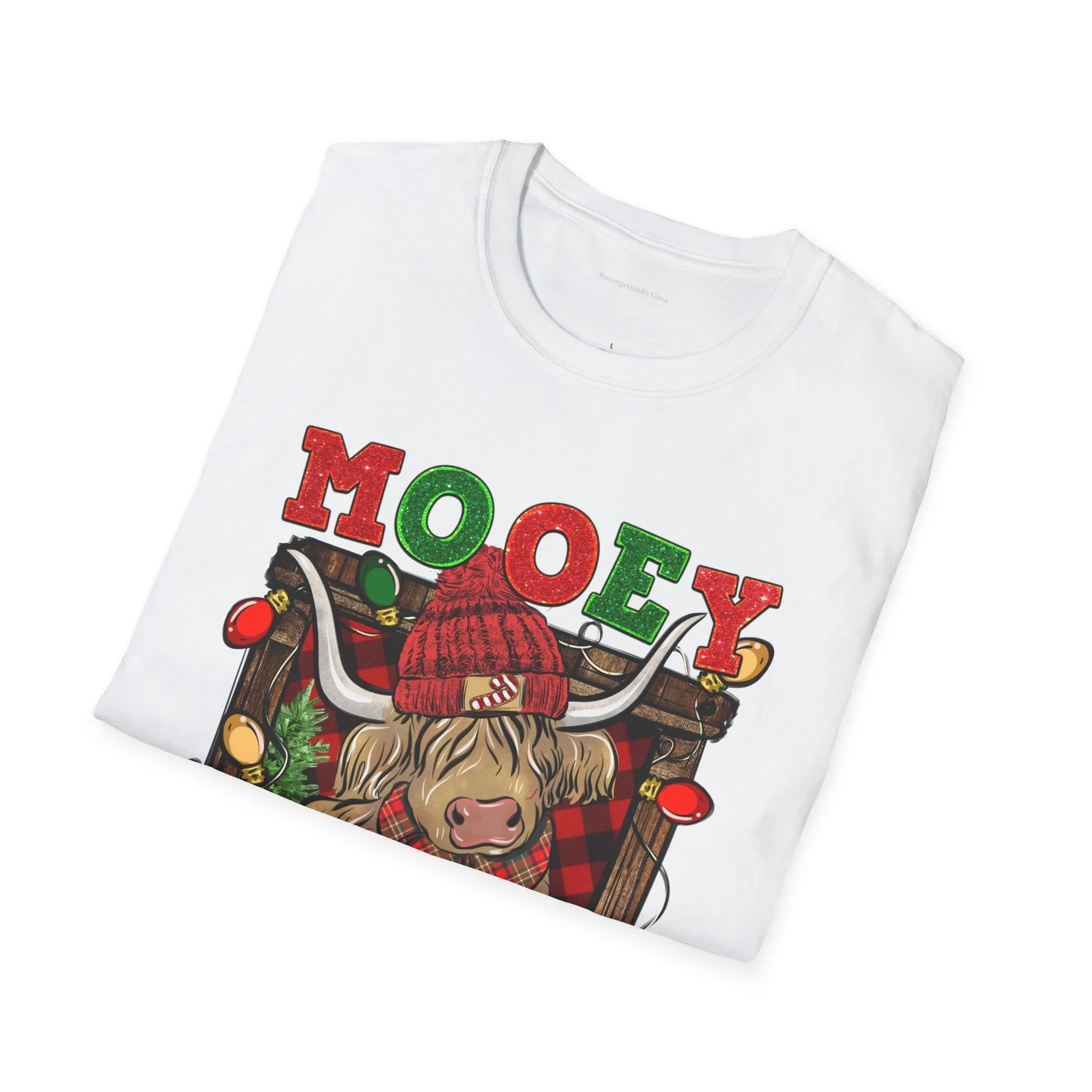 Highlander Mooey Christmas Softstyle T-Shirt