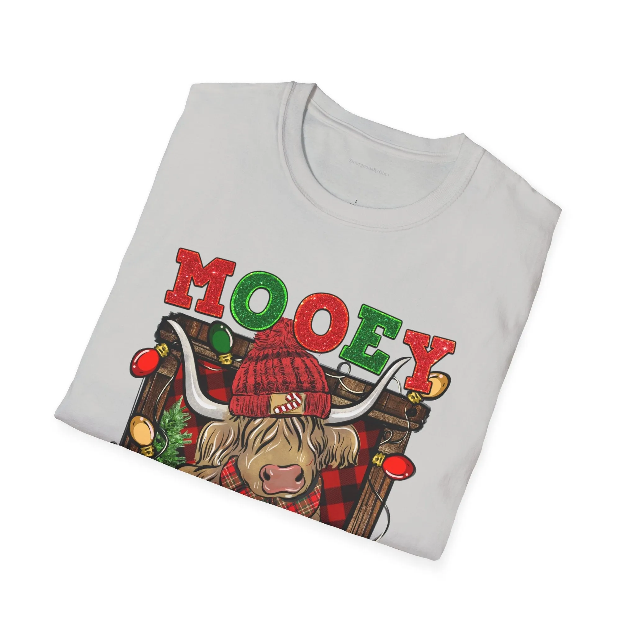 Highlander Mooey Christmas Softstyle T-Shirt