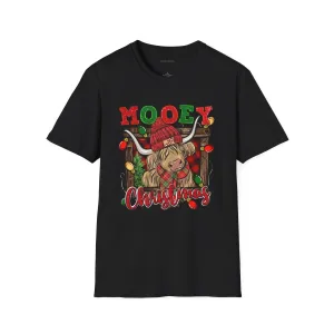 Highlander Mooey Christmas Softstyle T-Shirt