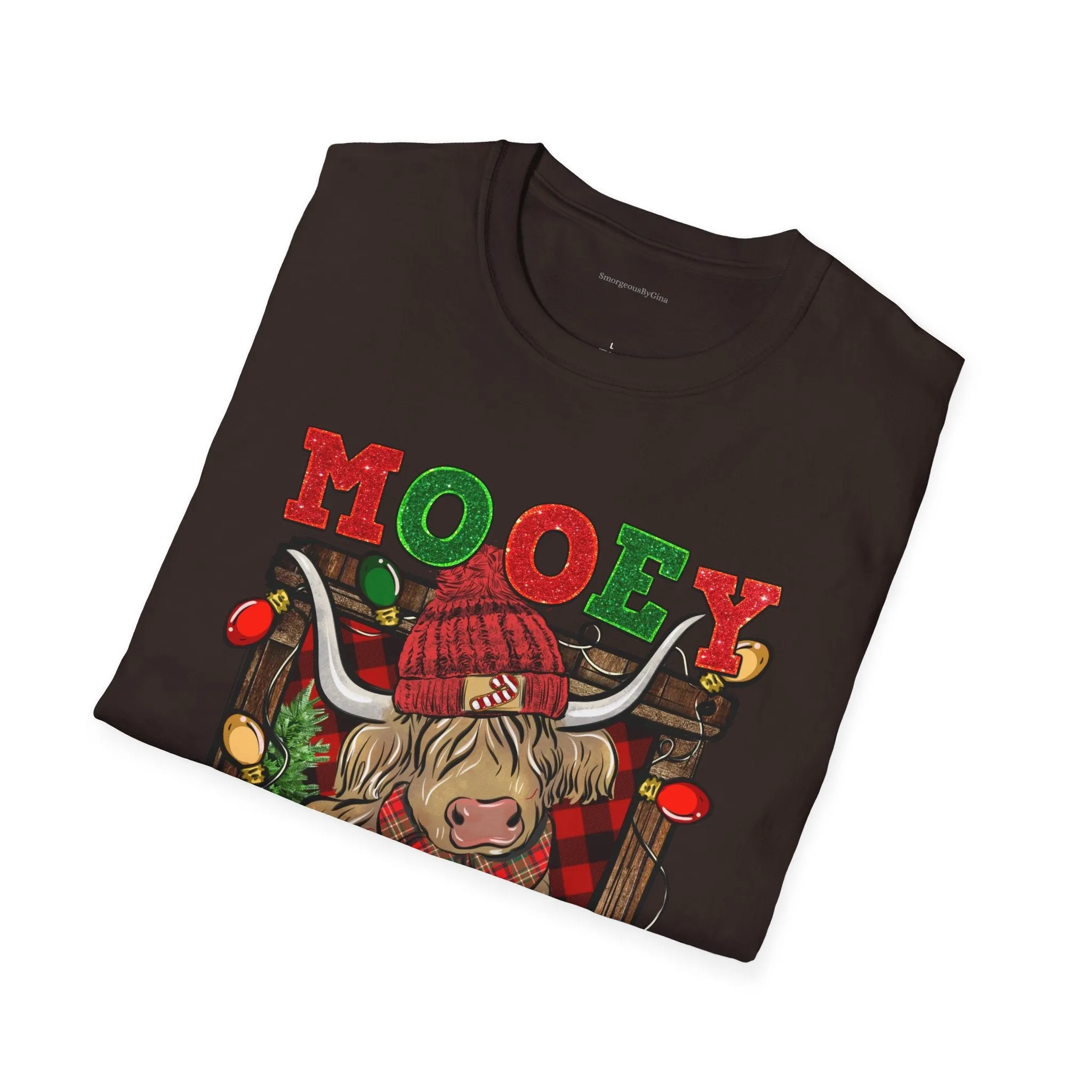 Highlander Mooey Christmas Softstyle T-Shirt
