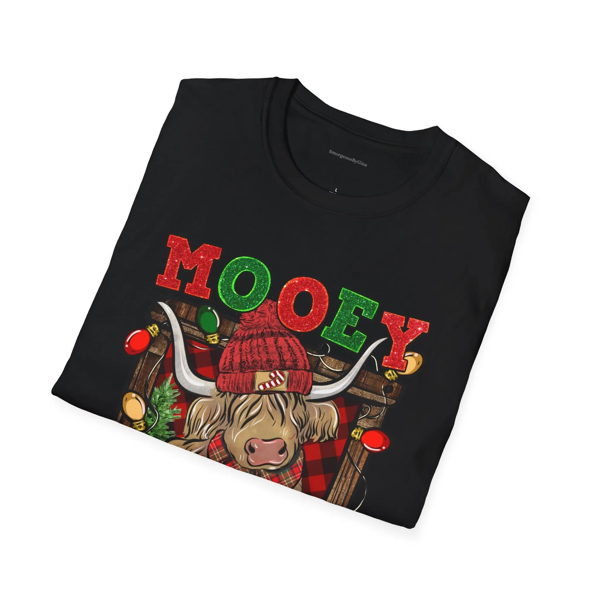 Highlander Mooey Christmas Softstyle T-Shirt