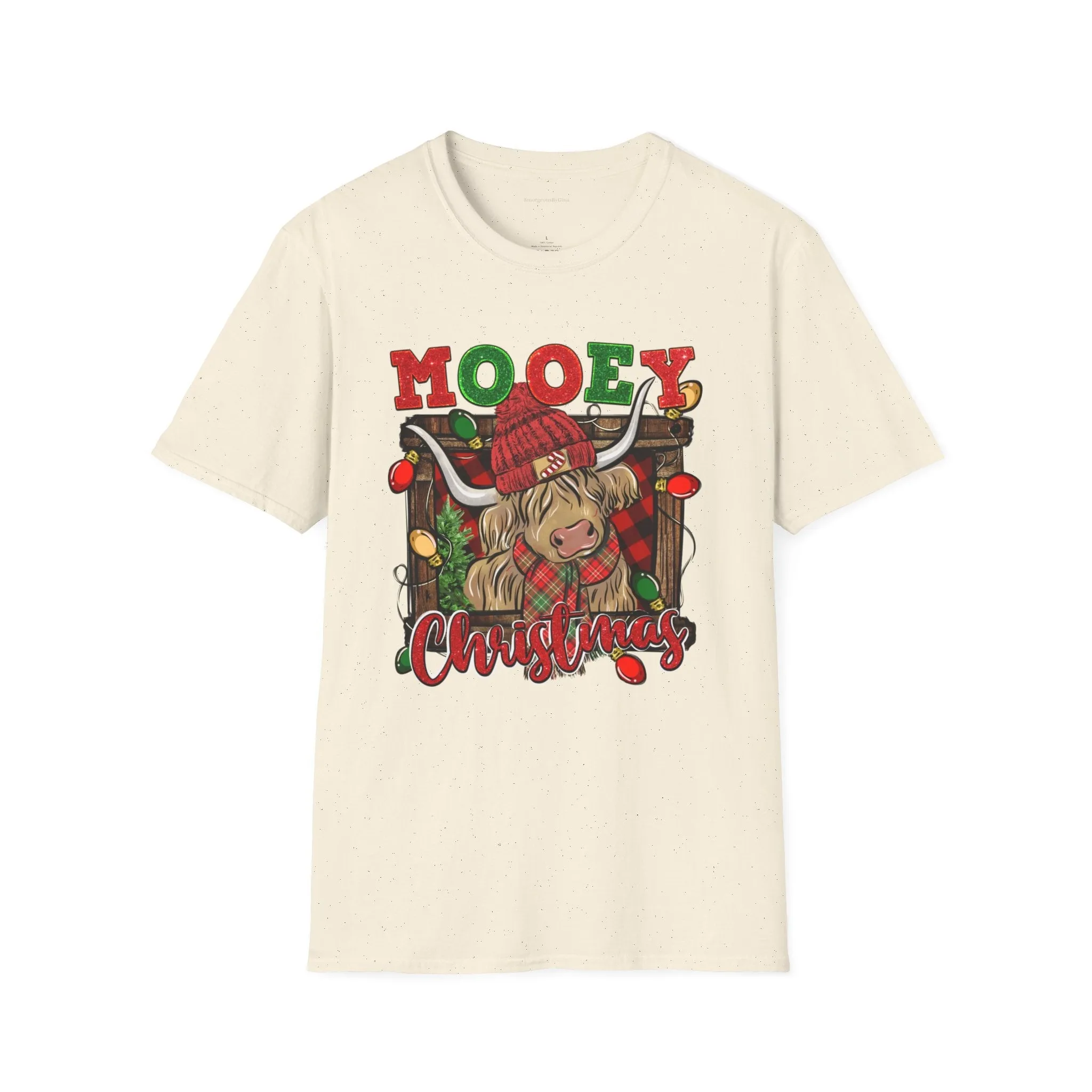 Highlander Mooey Christmas Softstyle T-Shirt