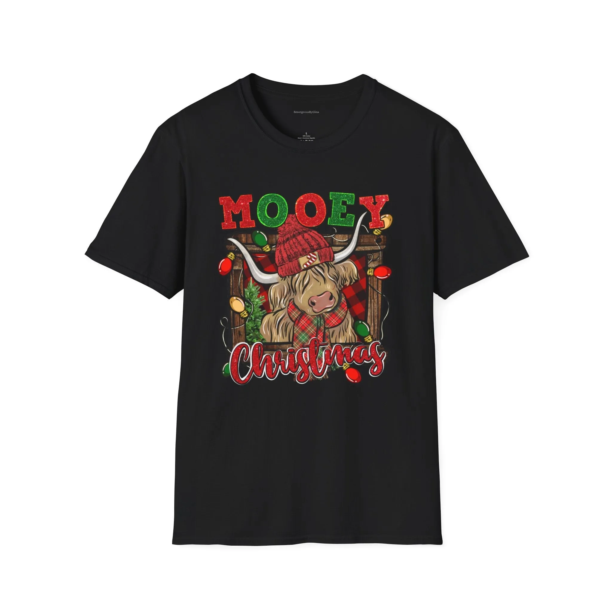 Highlander Mooey Christmas Softstyle T-Shirt