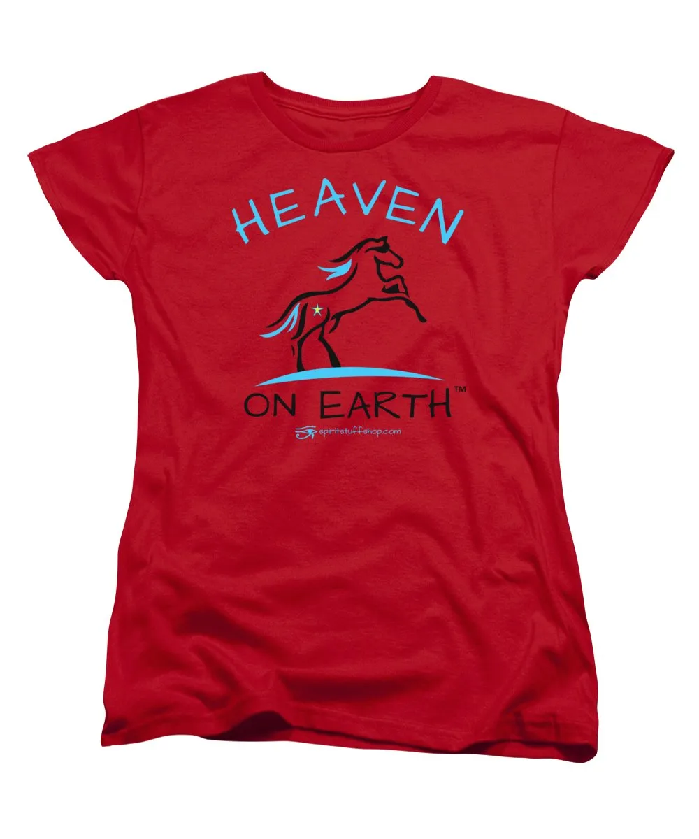 Horse Heaven On Earth - Women's T-Shirt (Standard Fit)