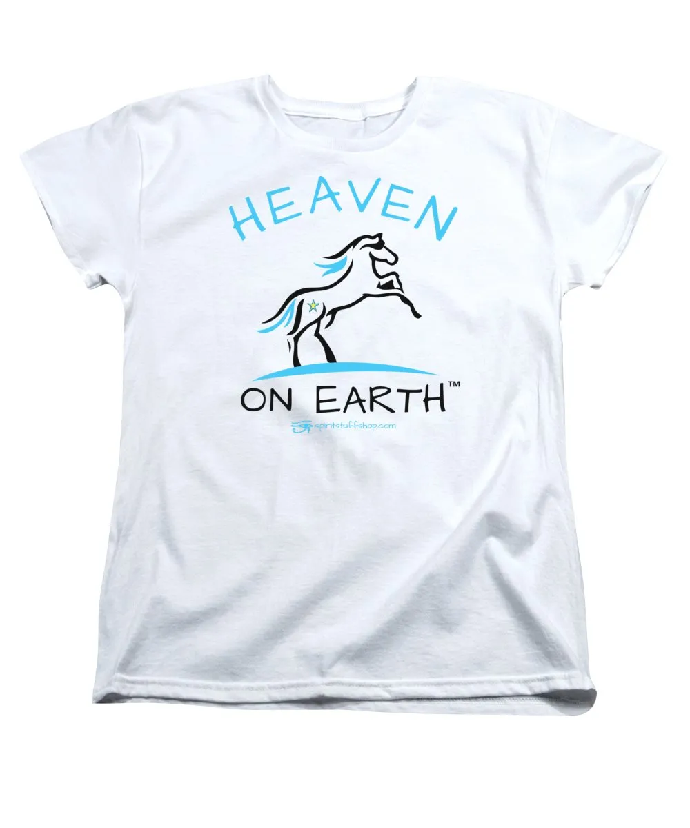 Horse Heaven On Earth - Women's T-Shirt (Standard Fit)