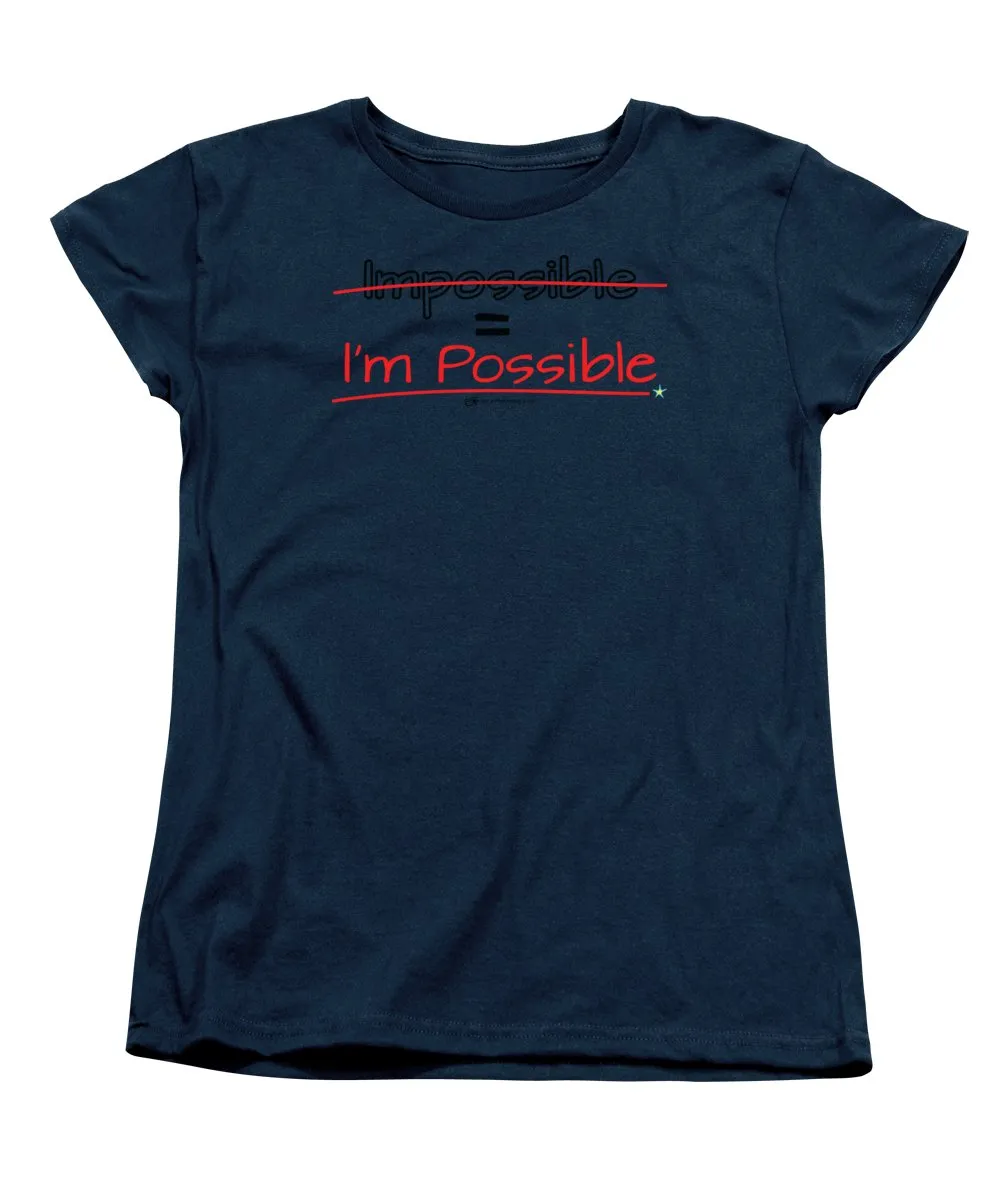 Impossible Equals I Am Possible - Women's T-Shirt (Standard Fit)