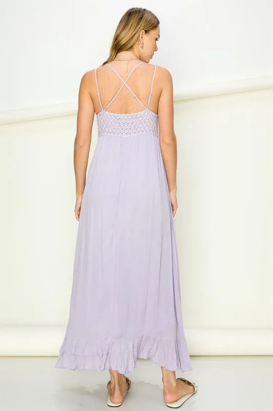 IN LOVE BUSTIER LACE MAXI DRESS - HYFVE