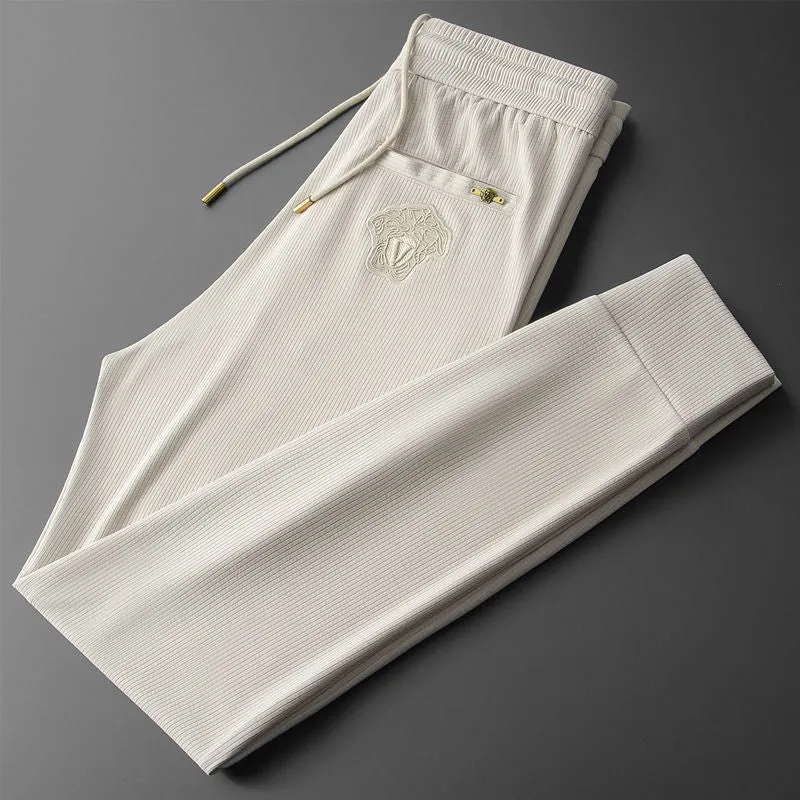 INSTOCK-new high-end drape ice silk modal sports pants