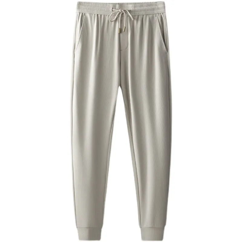 INSTOCK-new high-end drape ice silk modal sports pants