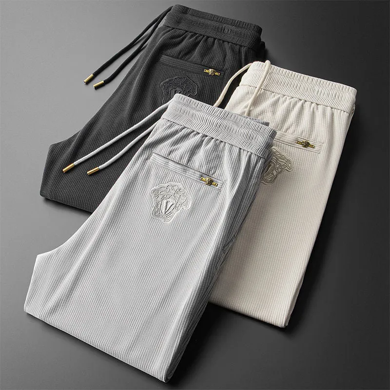INSTOCK-new high-end drape ice silk modal sports pants