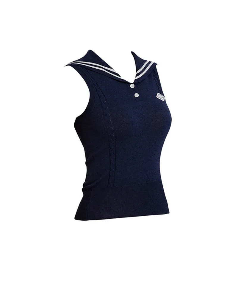 J.Jane Sailor Sleeveless Knit - Navy
