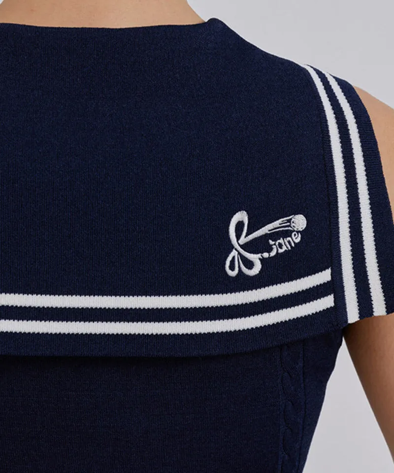 J.Jane Sailor Sleeveless Knit - Navy