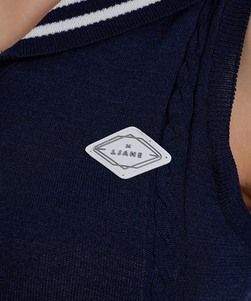 J.Jane Sailor Sleeveless Knit - Navy