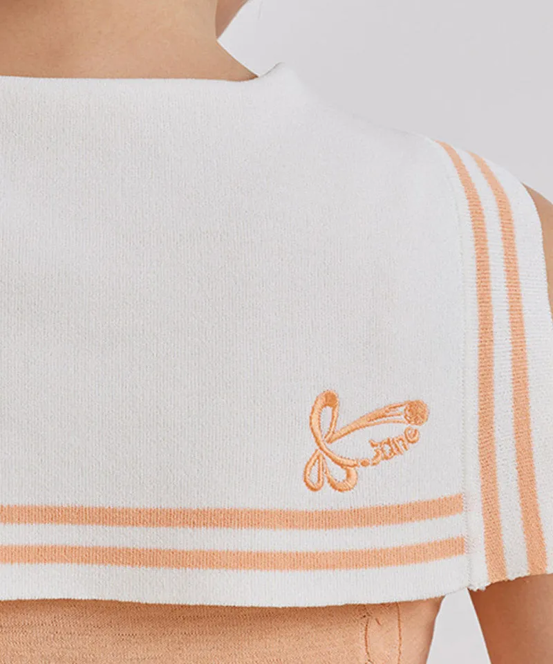 J.Jane Sailor Sleeveless Knit - Peach
