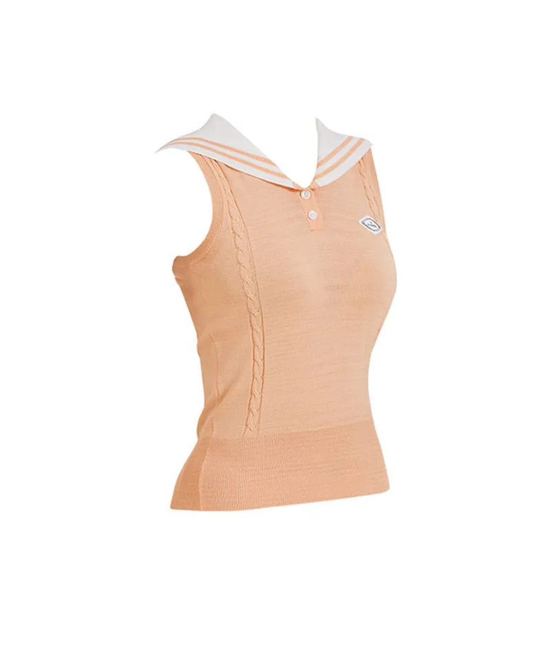 J.Jane Sailor Sleeveless Knit - Peach