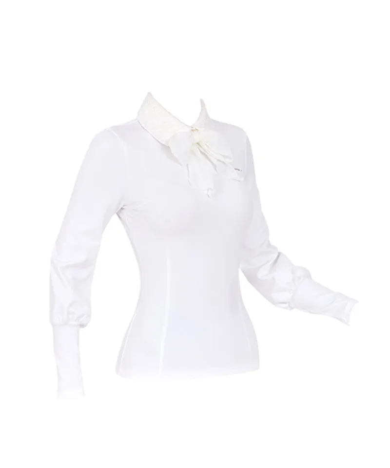J.Jane Tweed Scarf T-Shirt - White