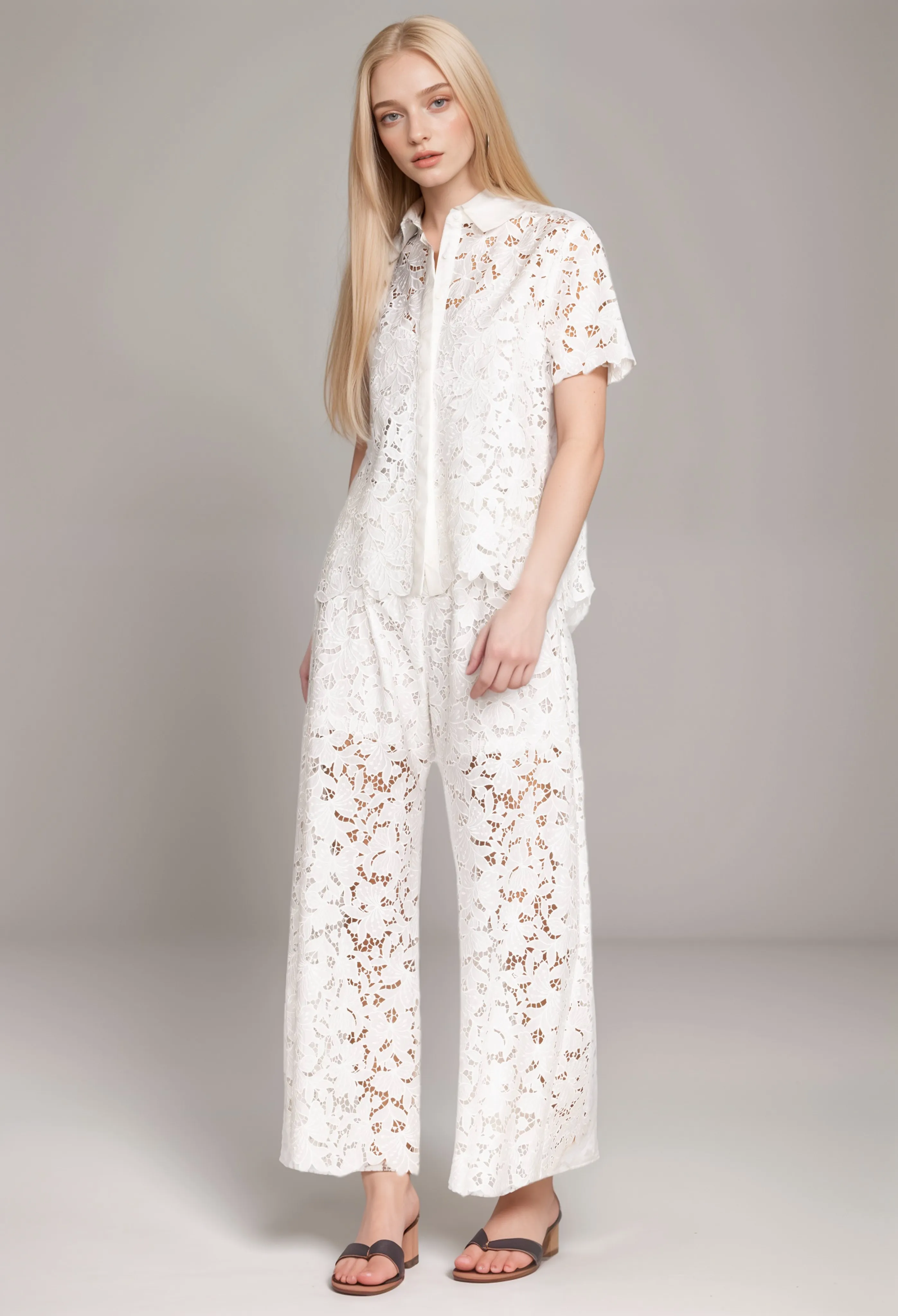 Johnny Was Jade Kitt Lace Easy Pants L64024 Boho Chic