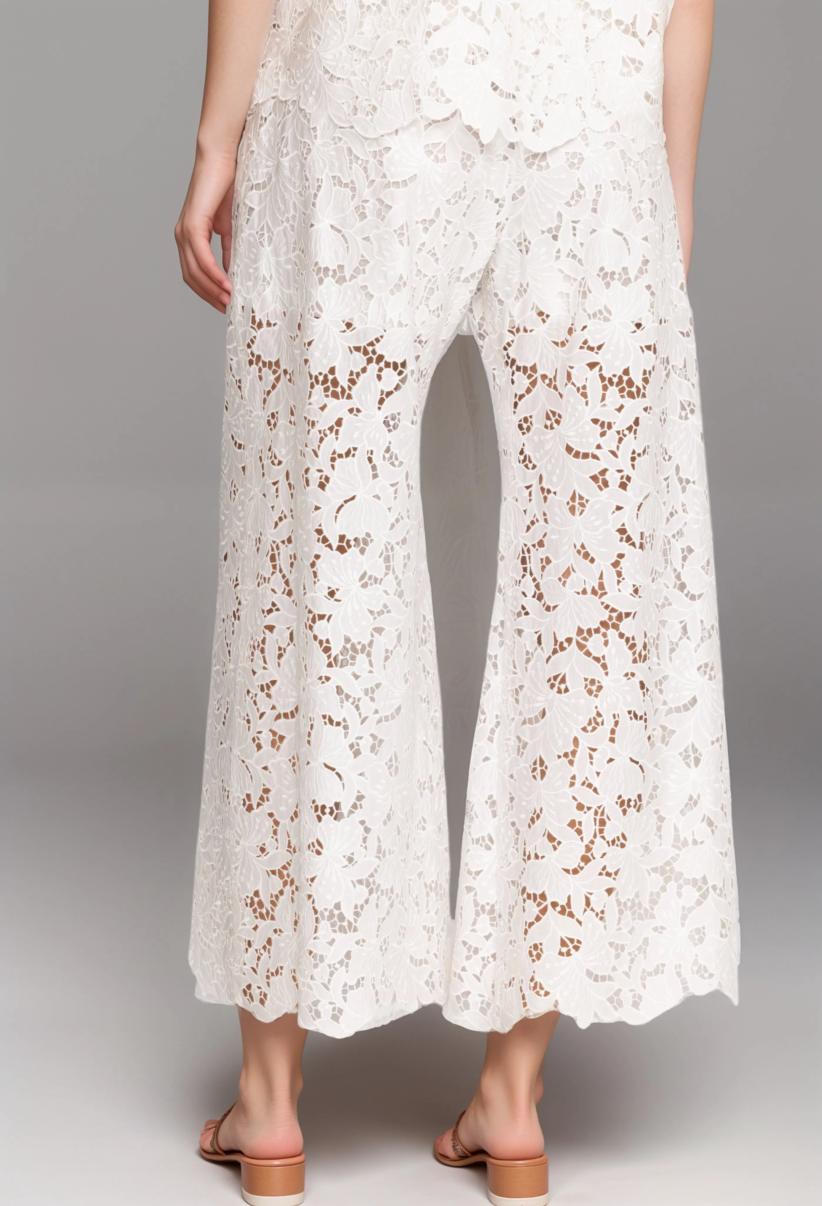 Johnny Was Jade Kitt Lace Easy Pants L64024 Boho Chic